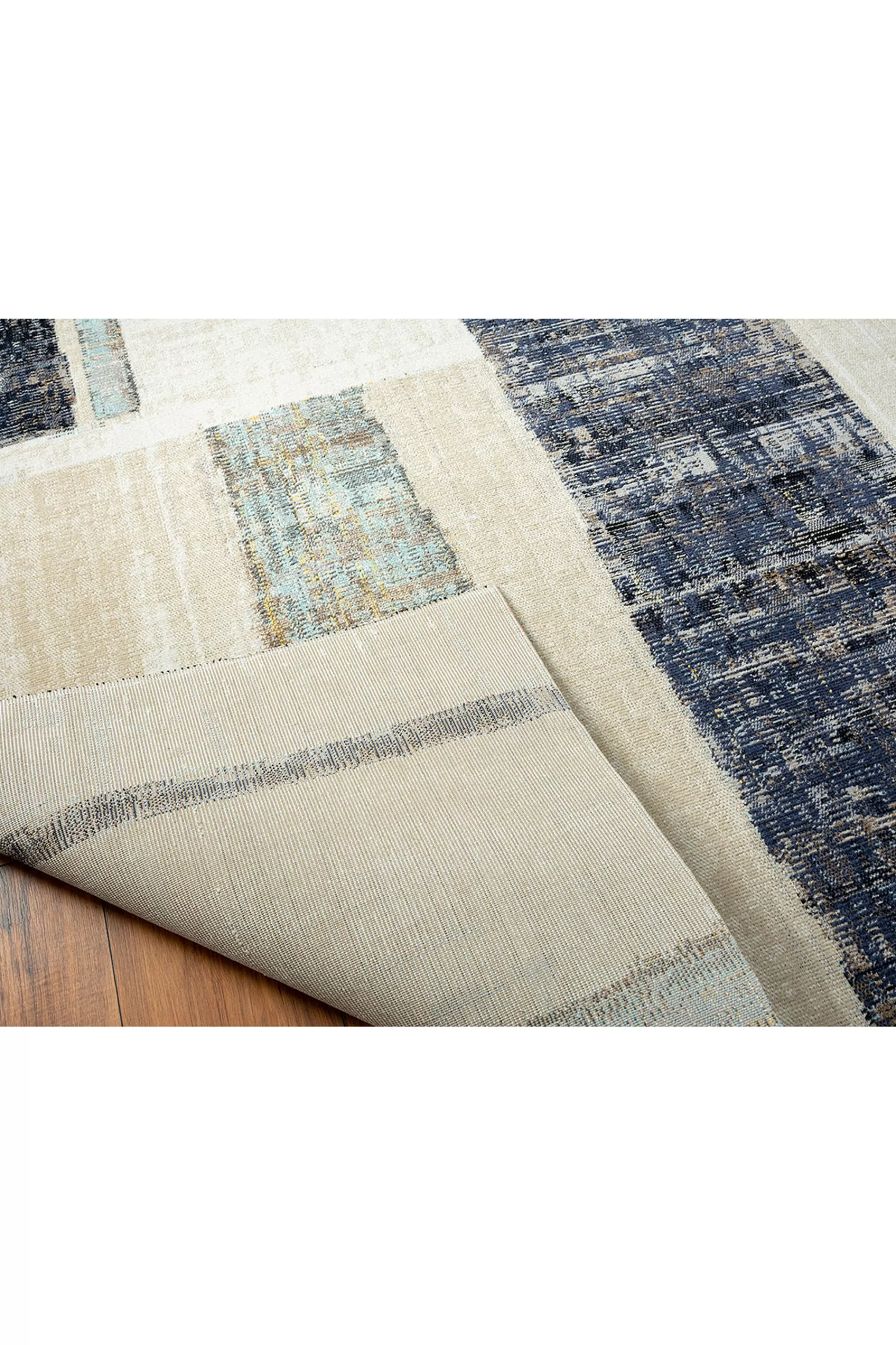 Natori Rugs<24-Seven- Art Moderna Rug Indigo/Sandstone