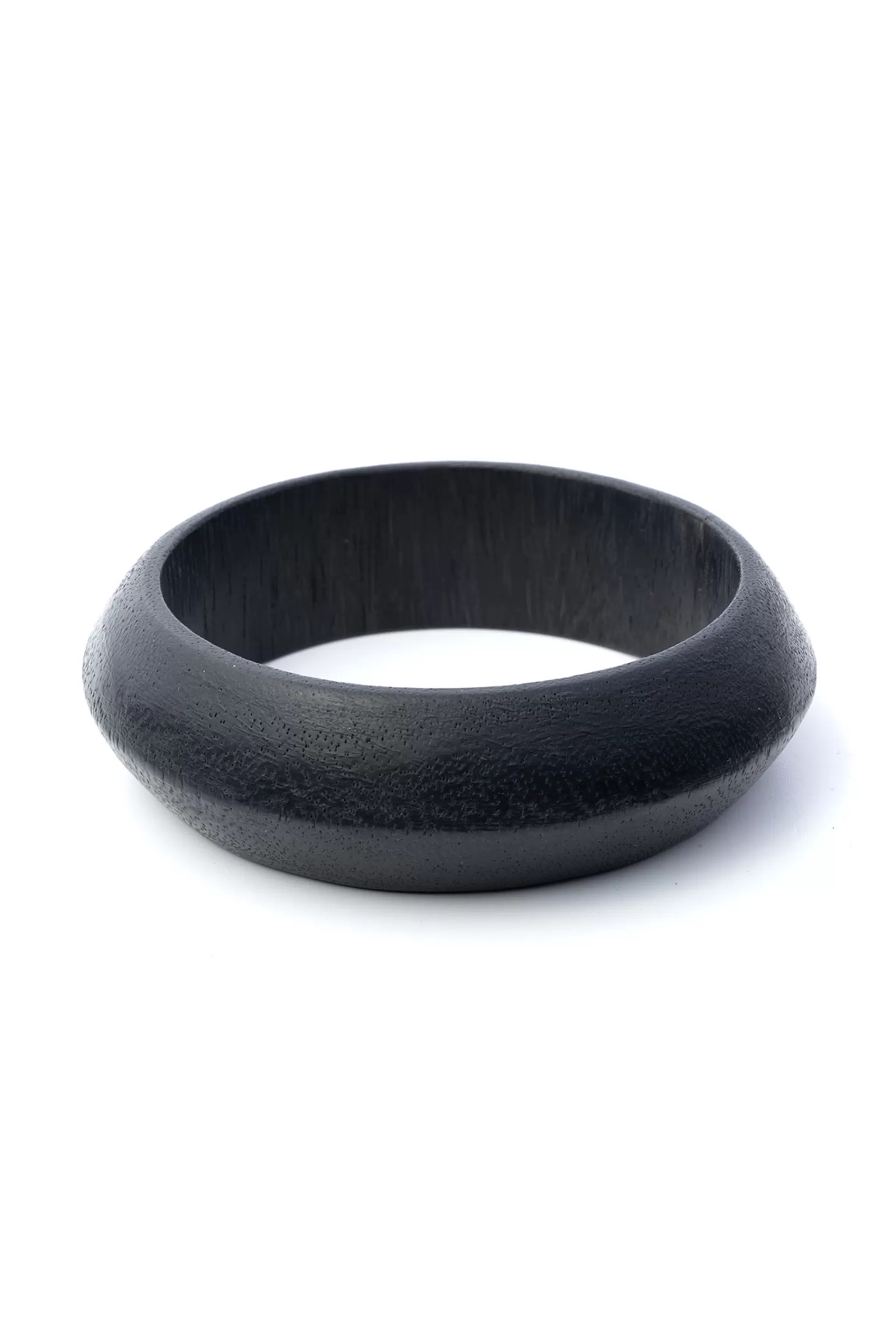 Natori Bracelets<Acacia Wooden Bangle Set Black