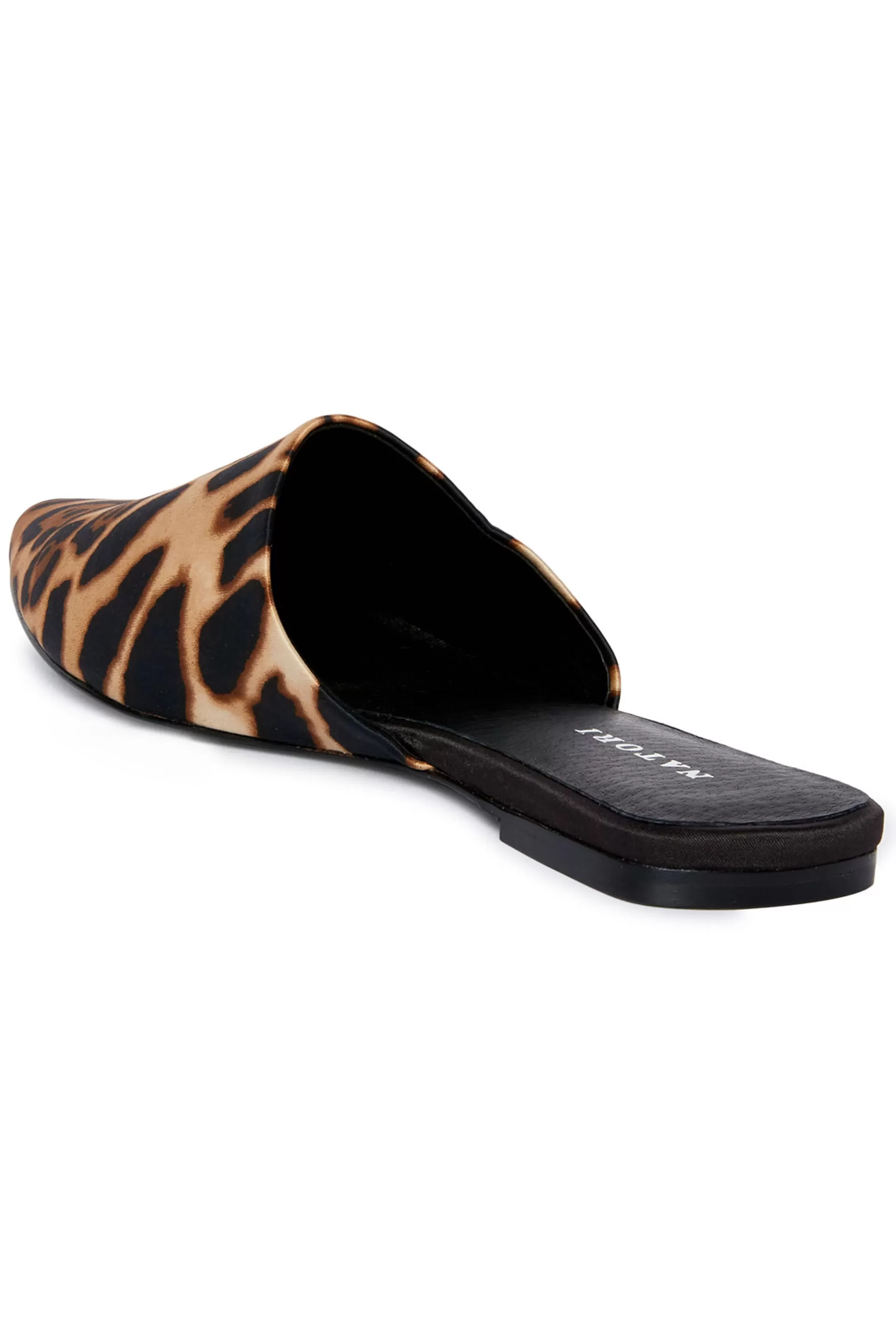 Natori Slides<Adore Luxe Leopard Satin Slide Chestnut