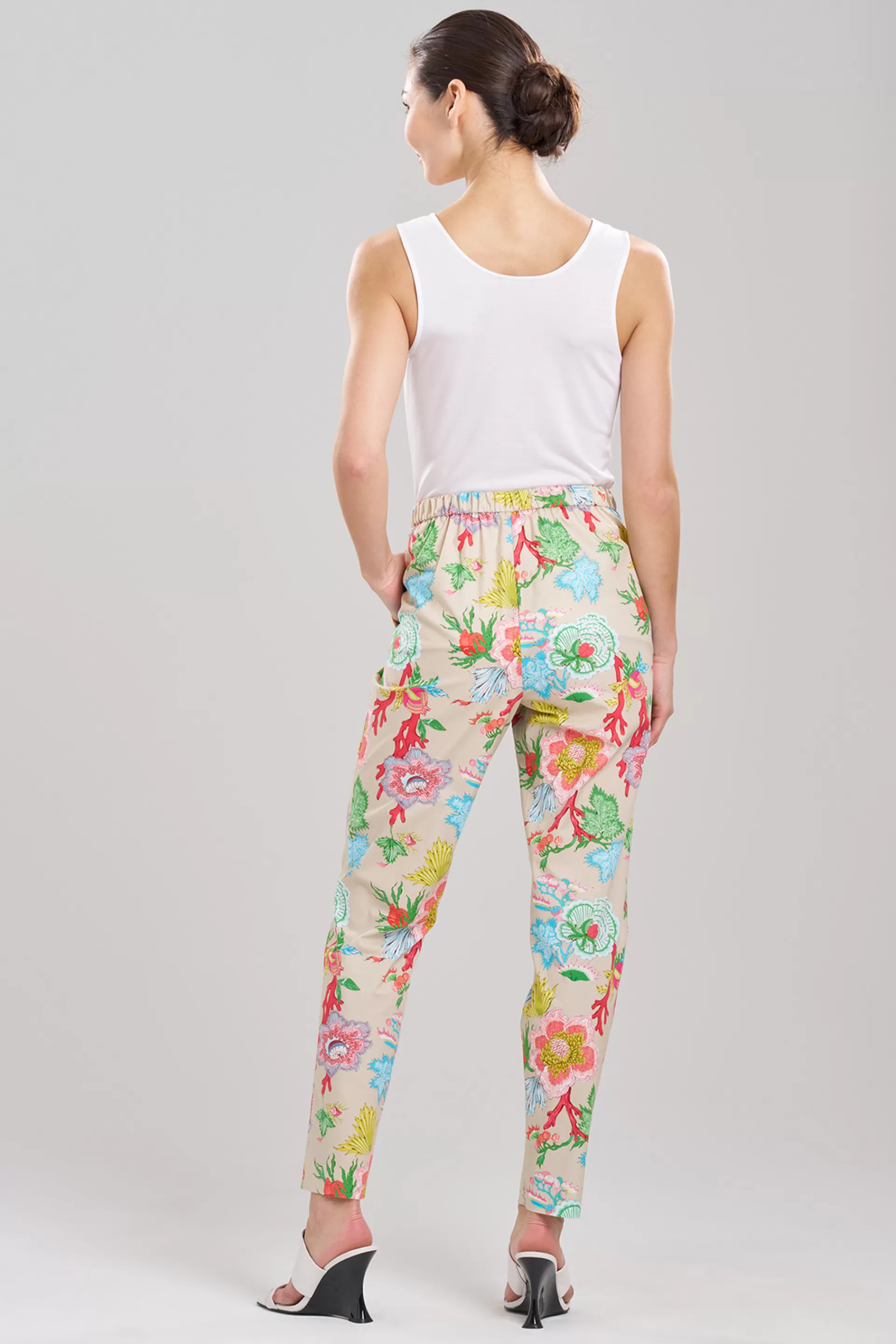 Natori Pants, Skirts & Shorts<Amanpulo Cotton Poplin Pants White Sand