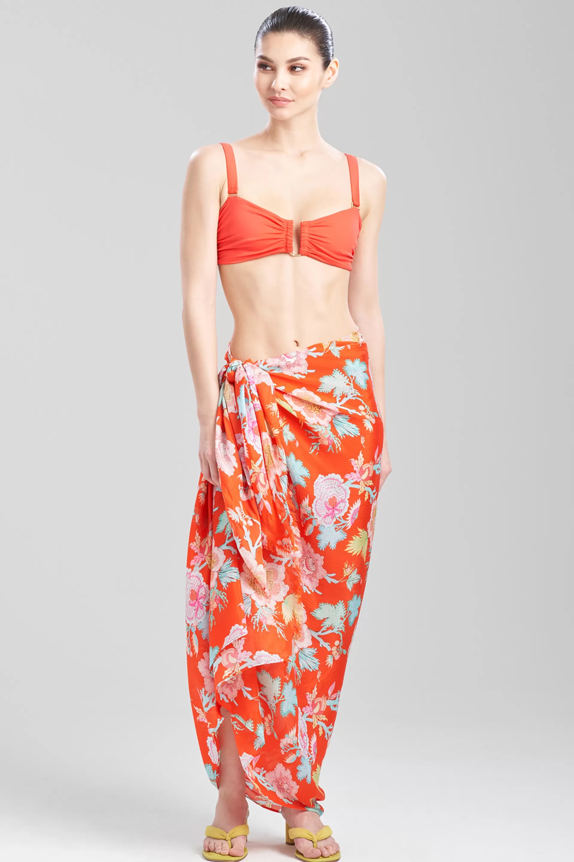 Natori Pareos<Amanpulo Obi Silk Pareo Paradise Orange