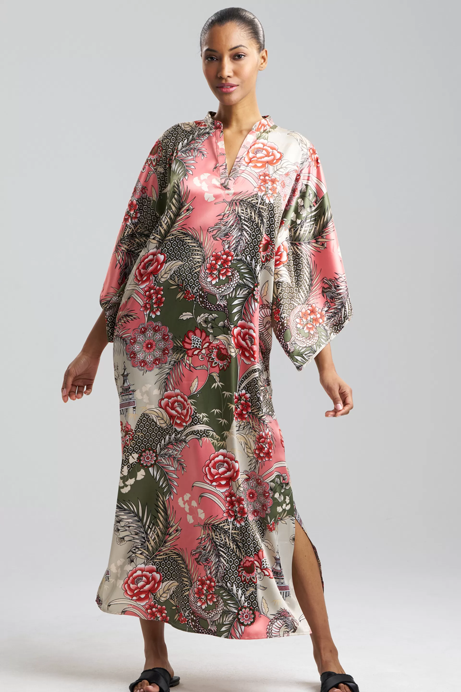 Natori Caftans | Caftan Dresses<Andalusia Satin Caftan