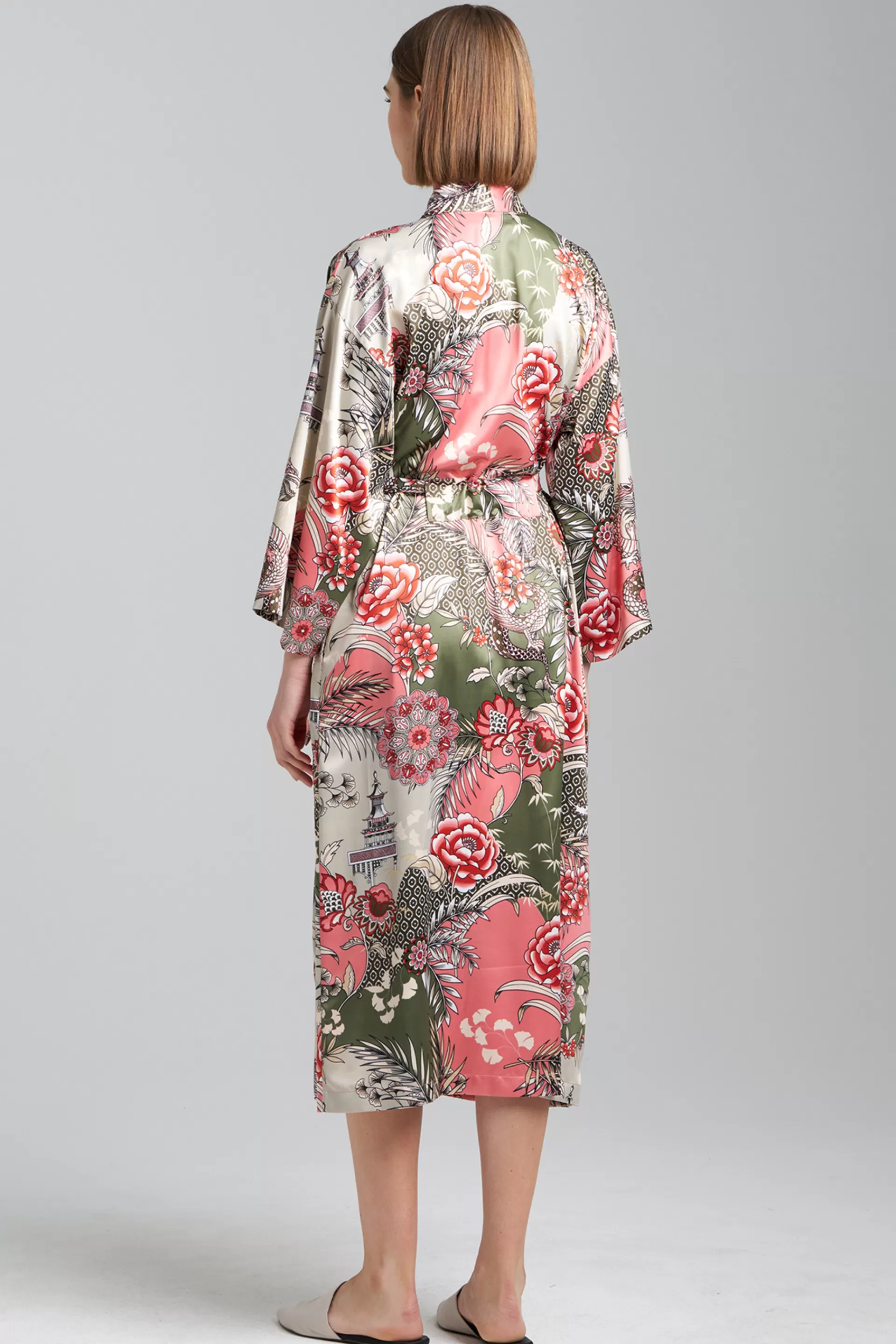 Natori Robes & Kimonos<Andalusia Satin Robe