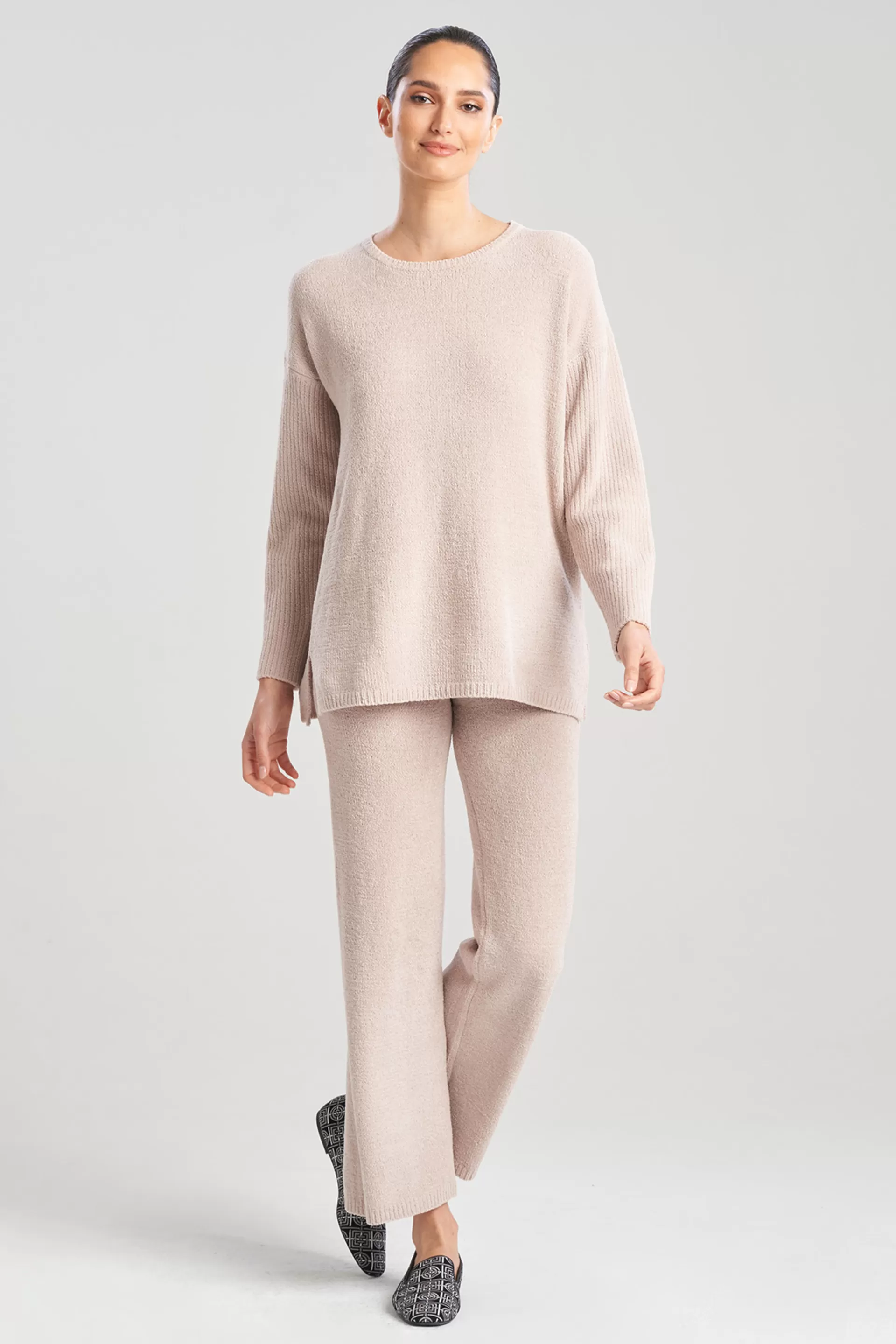 Natori Pajama Tops<Aura Solid Sweater