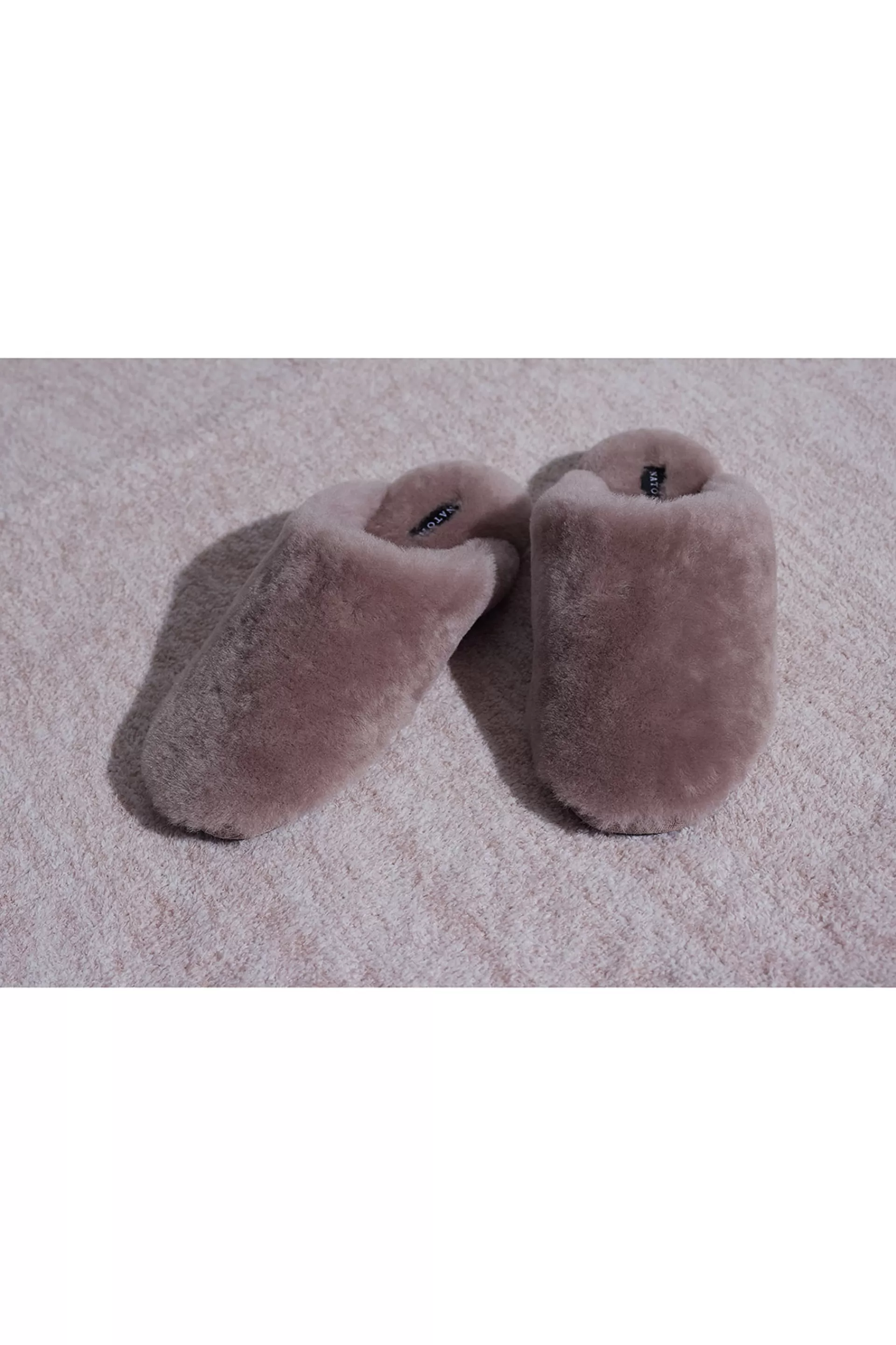 Natori Slides | Slippers<Bliss Genuine Shearling Slide