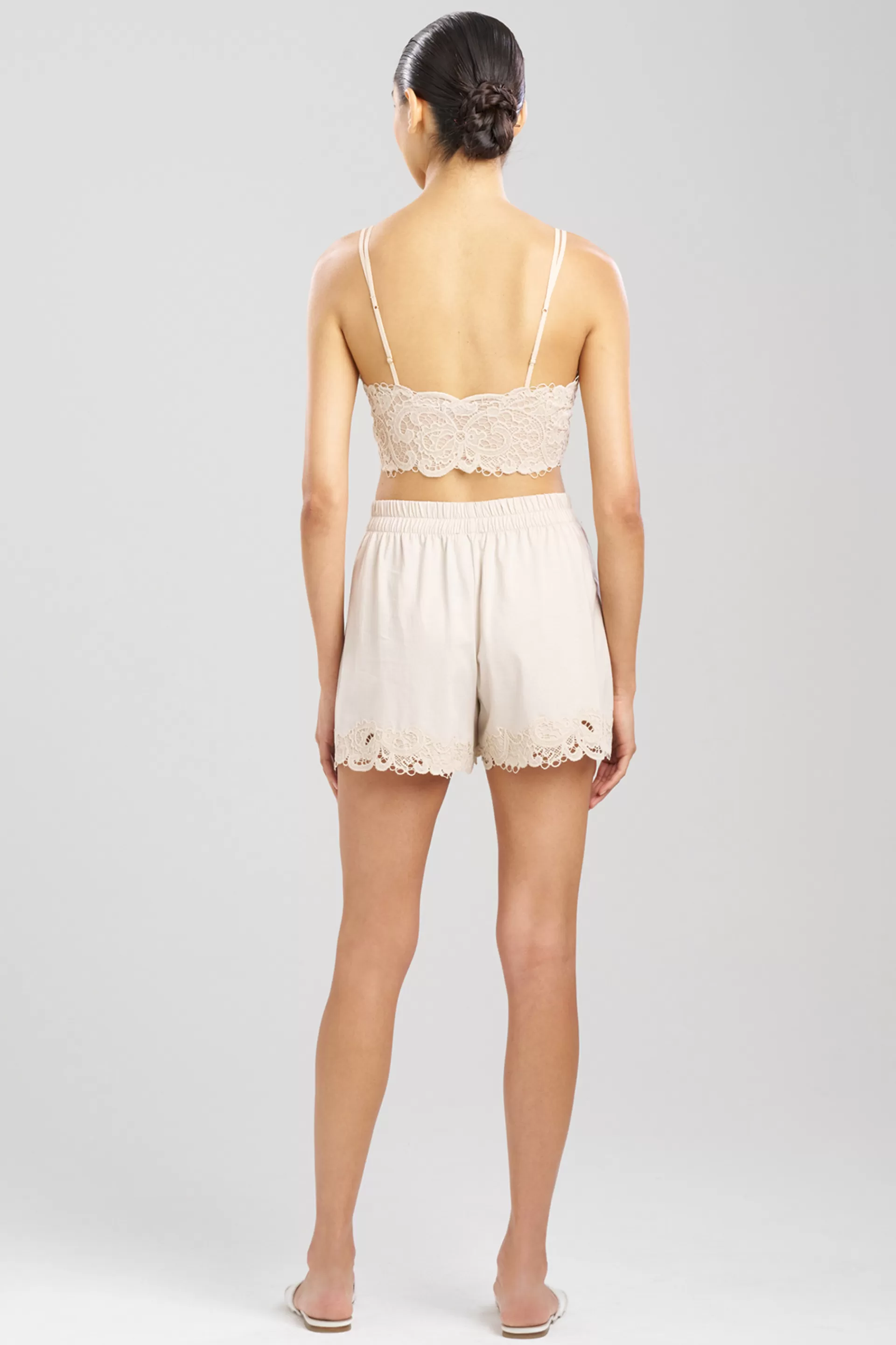 Natori Pajama Bottoms<Bliss Harmony Lace Applique Shorts