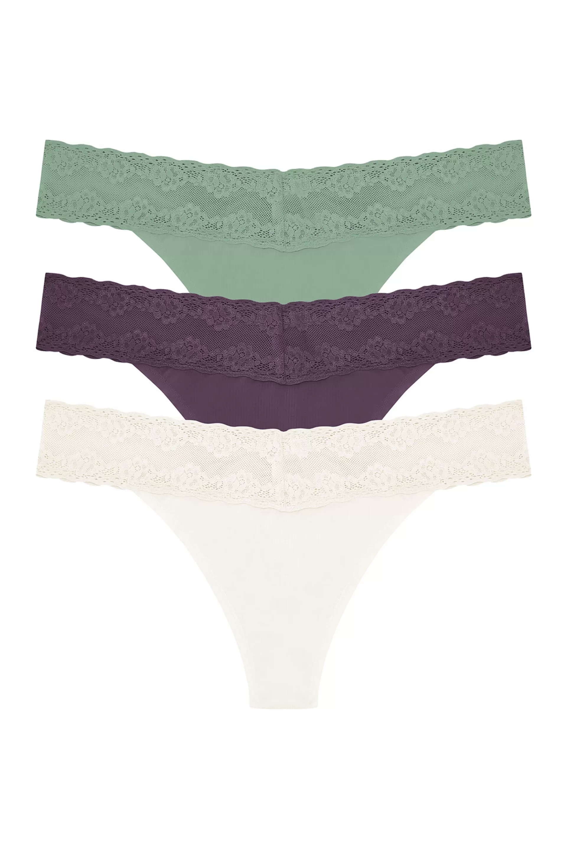 Natori Thongs<Bliss Perfection O/S Thong 3 Pack