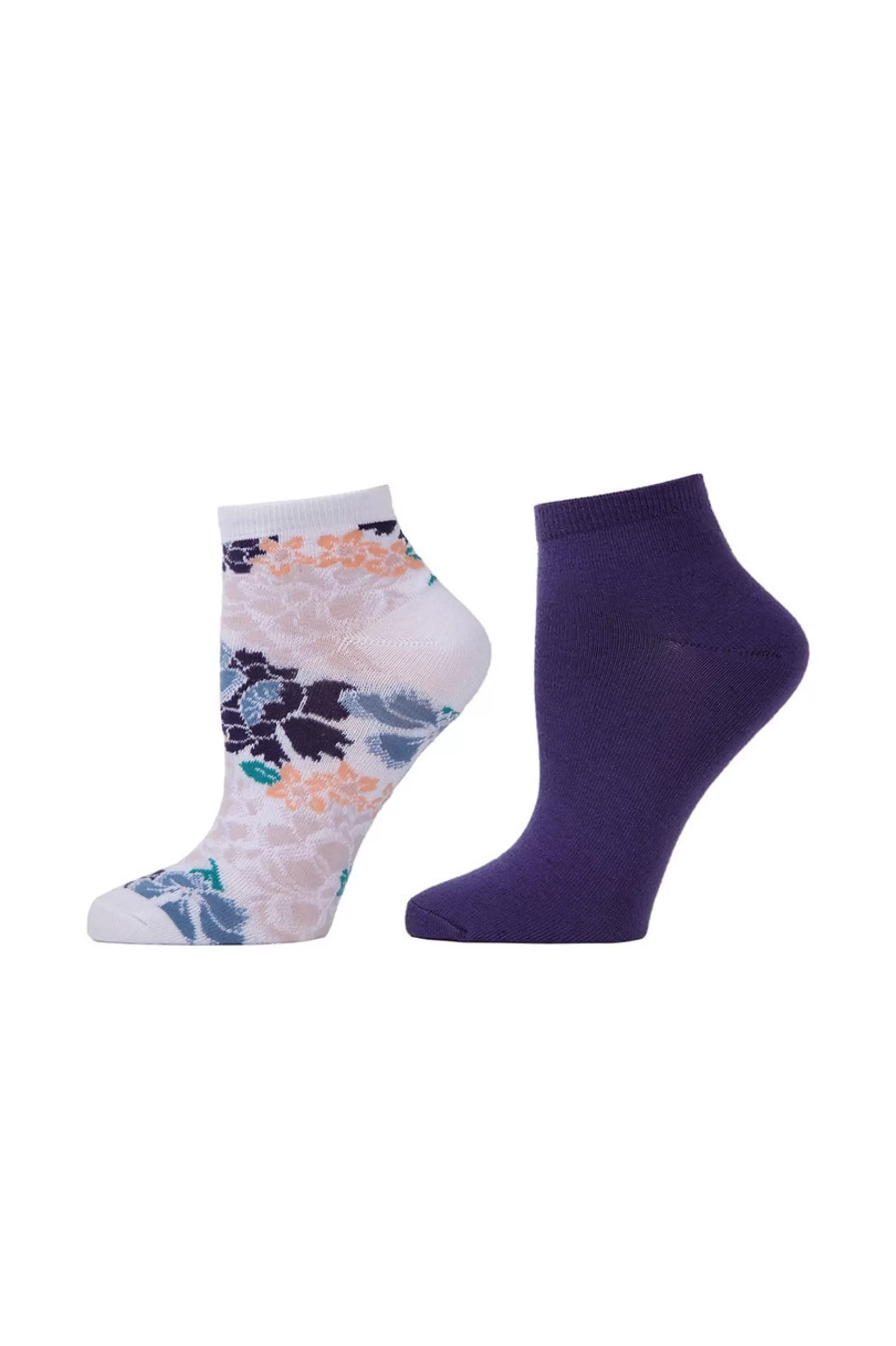 Natori Socks<Bold Floral Socks - 2 Pair Pack