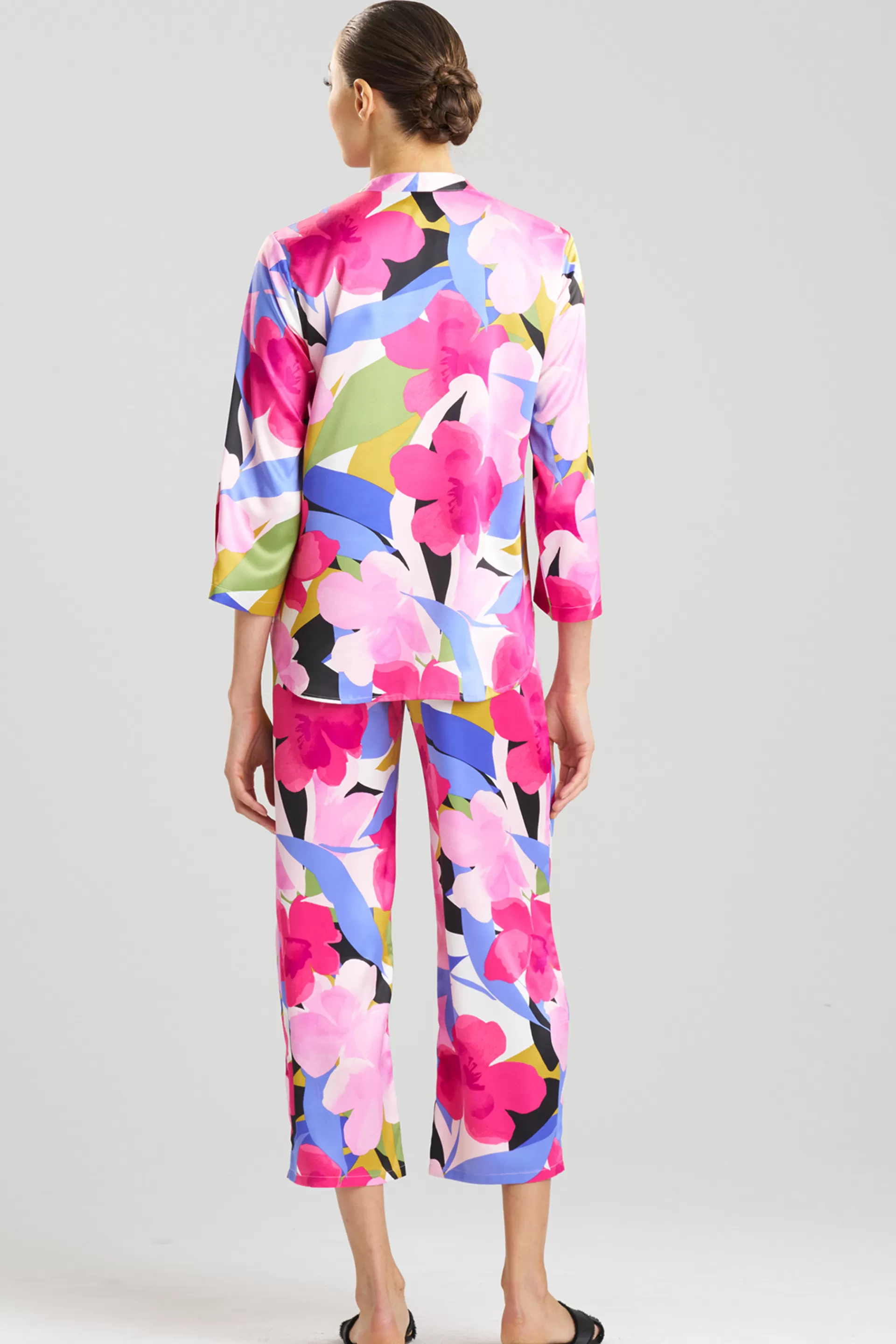 Natori Plus Sizes | Pajama Sets<Bonita Satin PJ Pink Multi