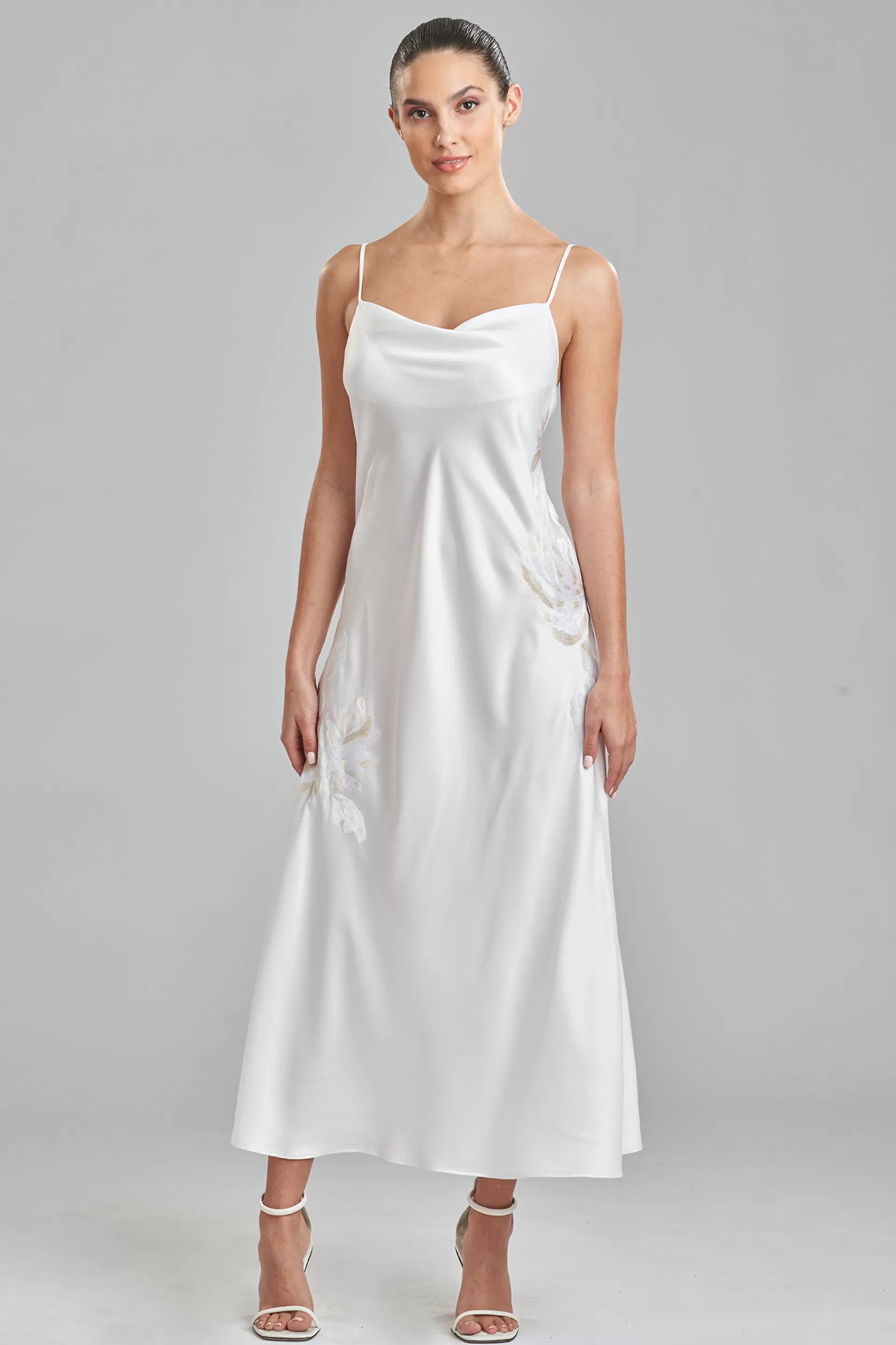 Natori Gowns | Bridal Gowns<Bridal Embroidery Gown Warm White