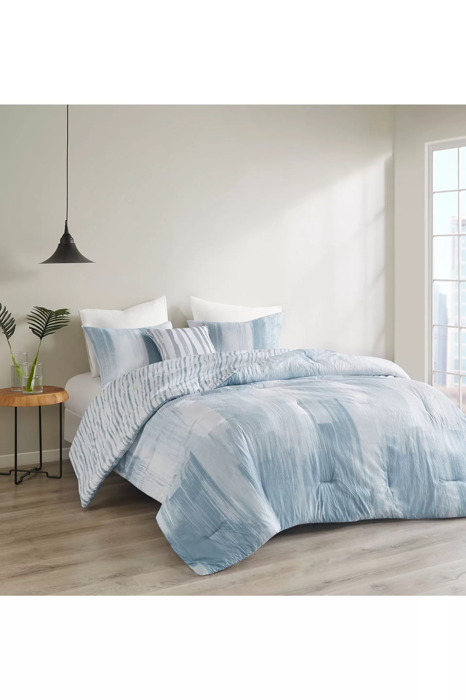 Natori Bedding<Brushstroke 4 Piece Comforter Mini Set Multi