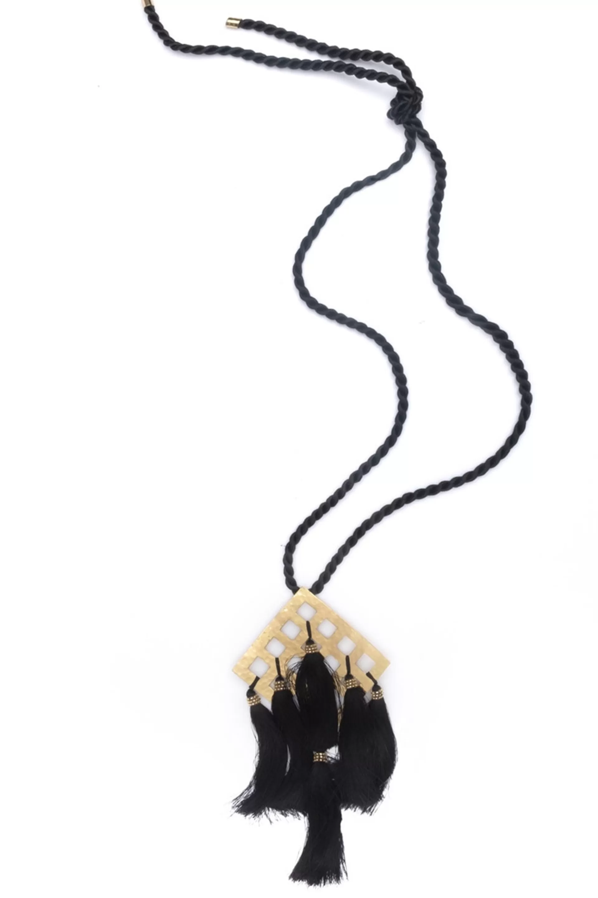 Natori Necklaces<Buffed Brass Tassel Necklace Gold