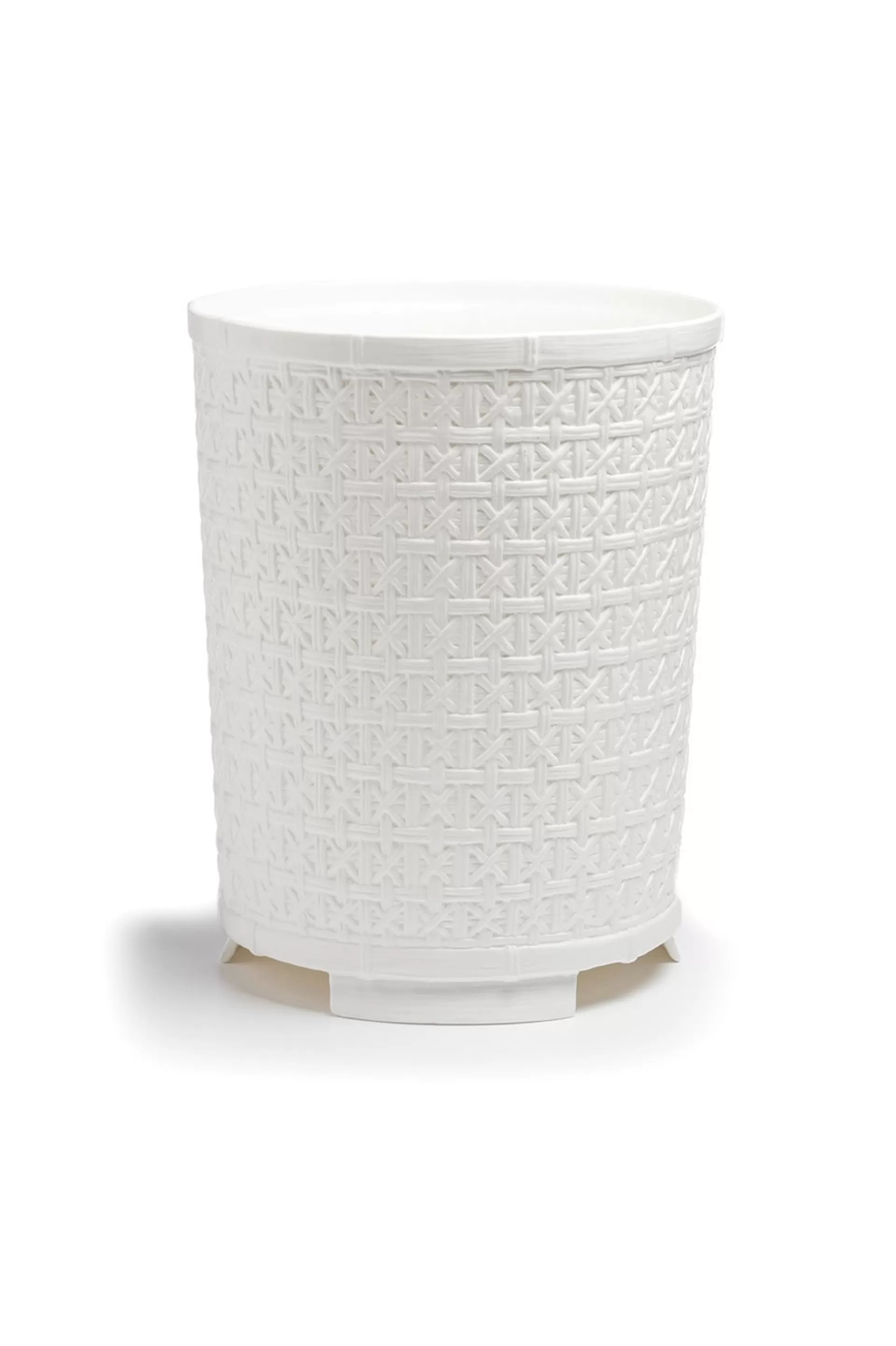 Natori Home Accents<Cagayan Wastebasket White