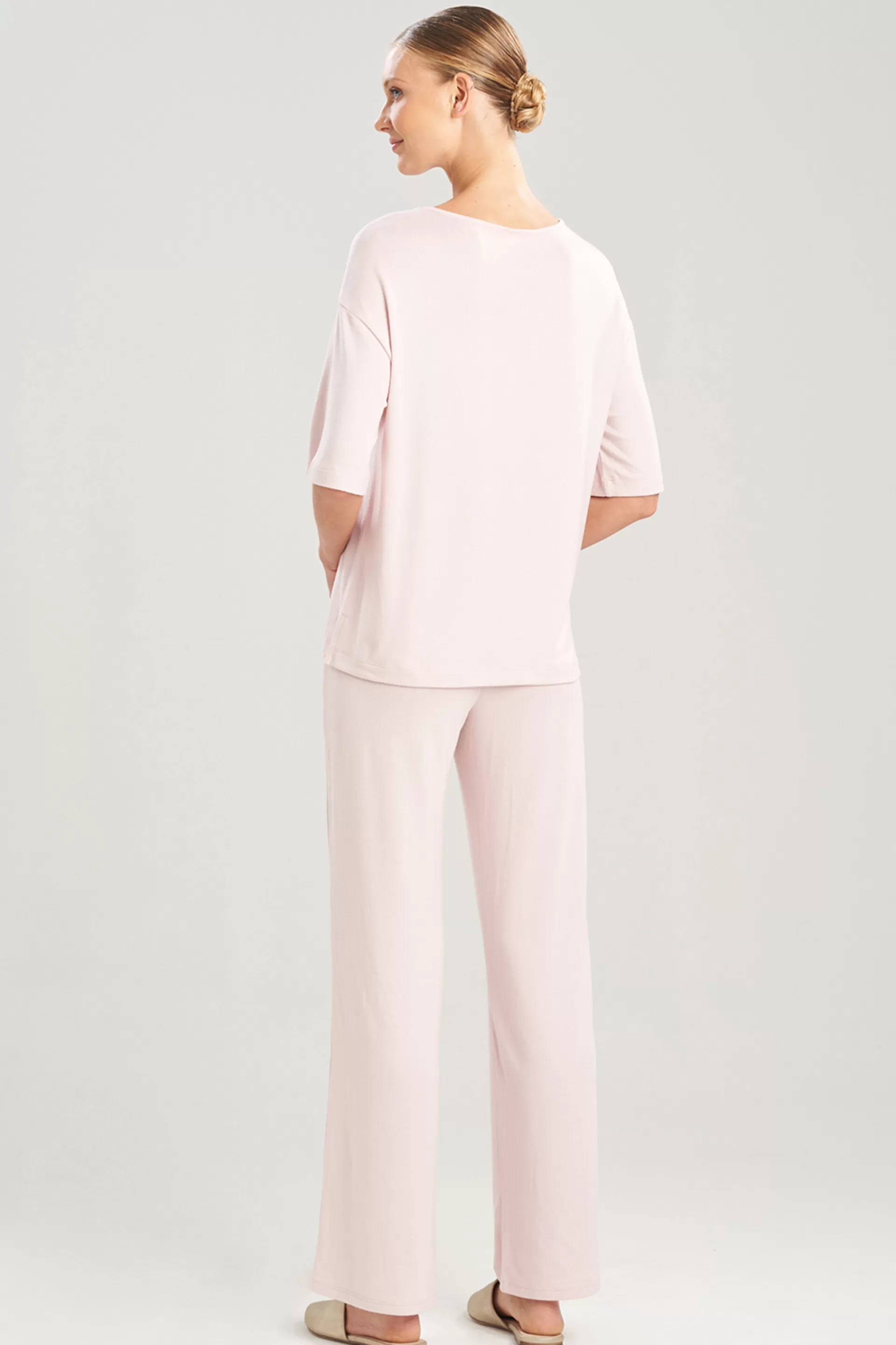 Natori Pajama Tops | Lounge Tops<Calm Short Sleeve Top Rosette