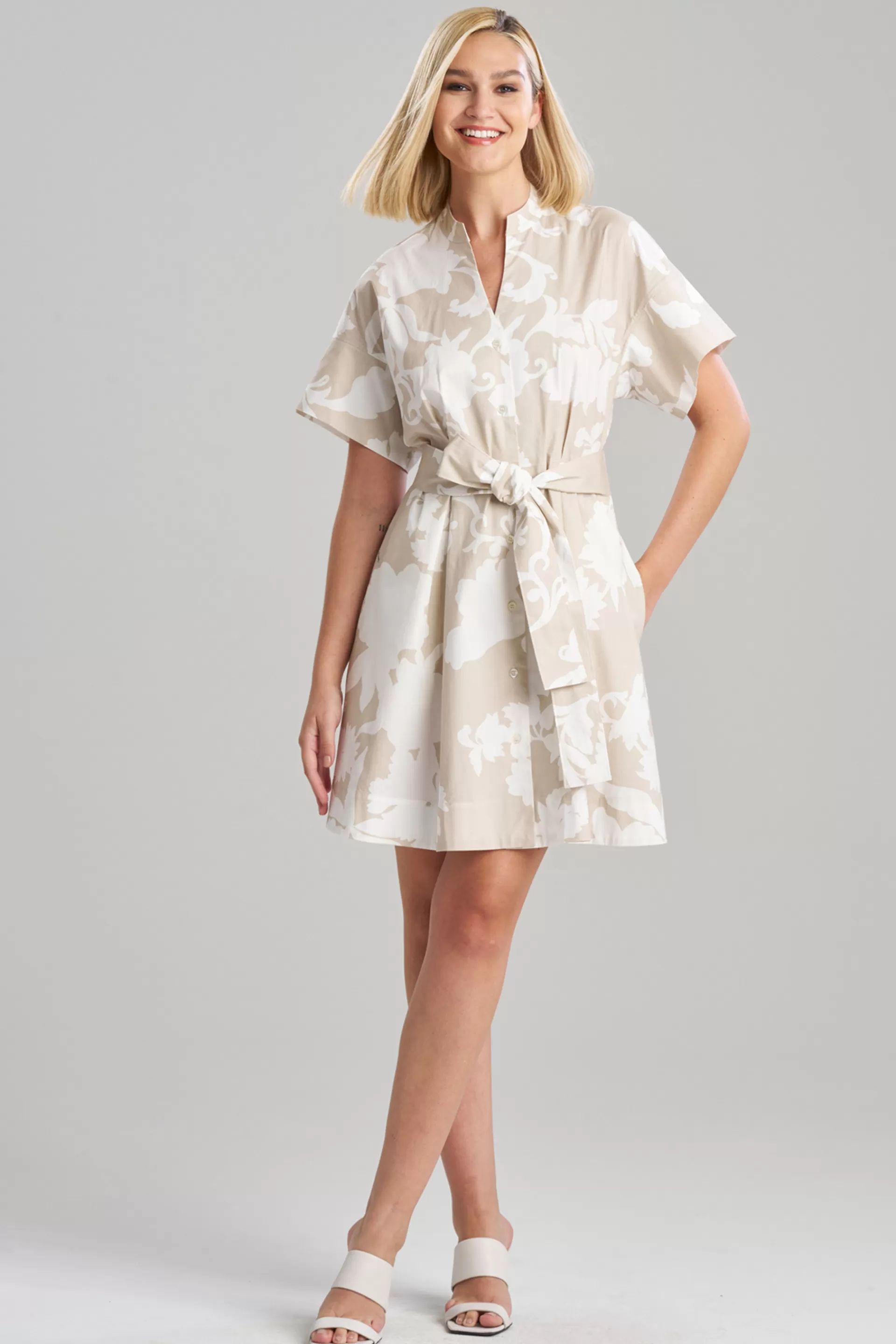 Natori Dresses<Casablanca Button-Up Dress