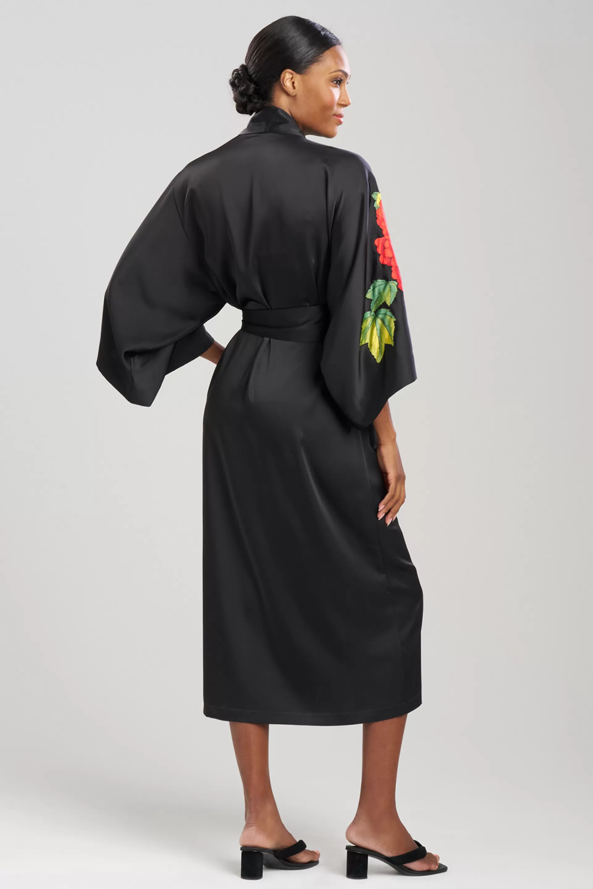 Natori Robes & Kimonos<Caterina Applique Robe Black Combo