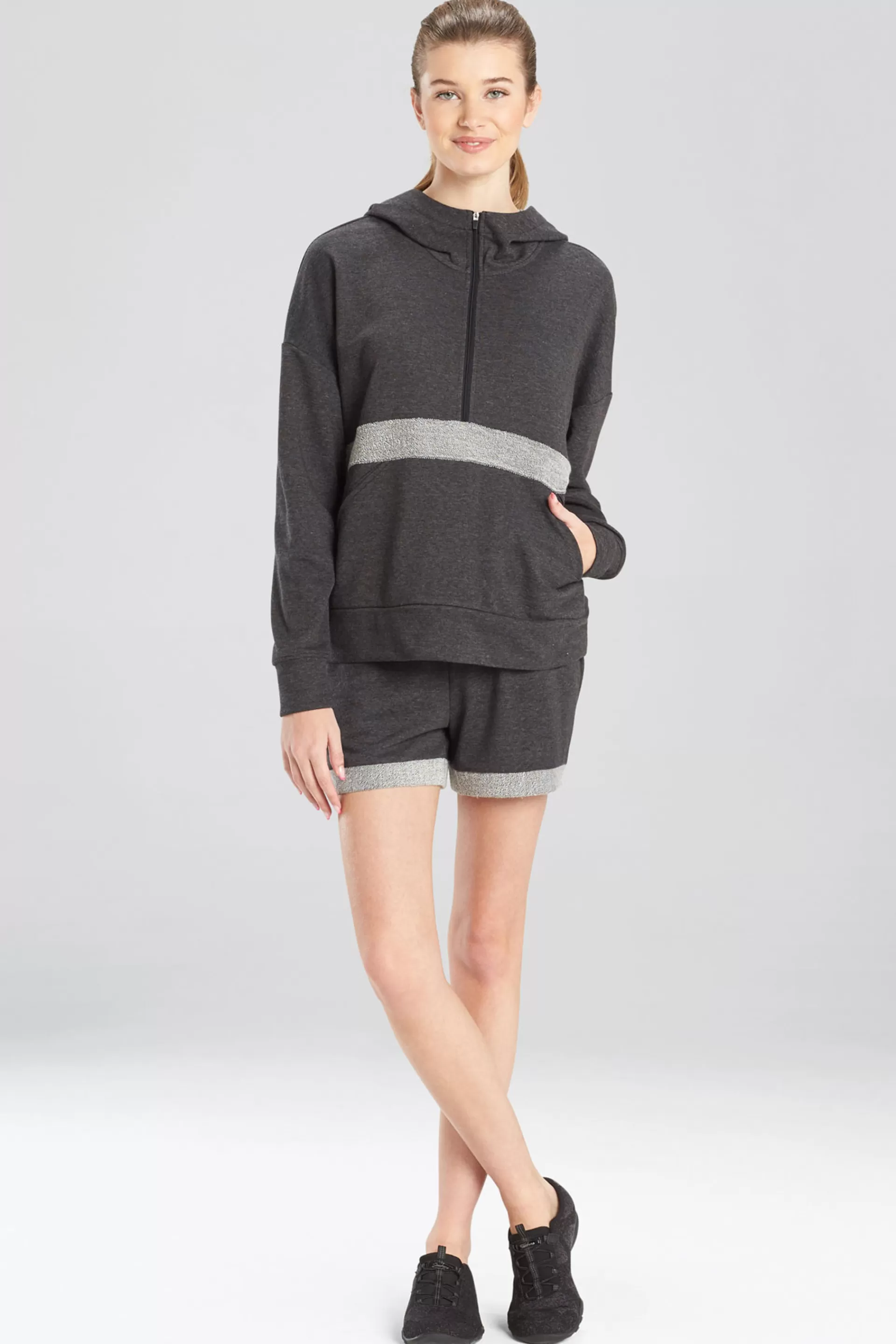 Natori Jackets & Hoodies | Athleisure<Chi Half Zip Hoodie