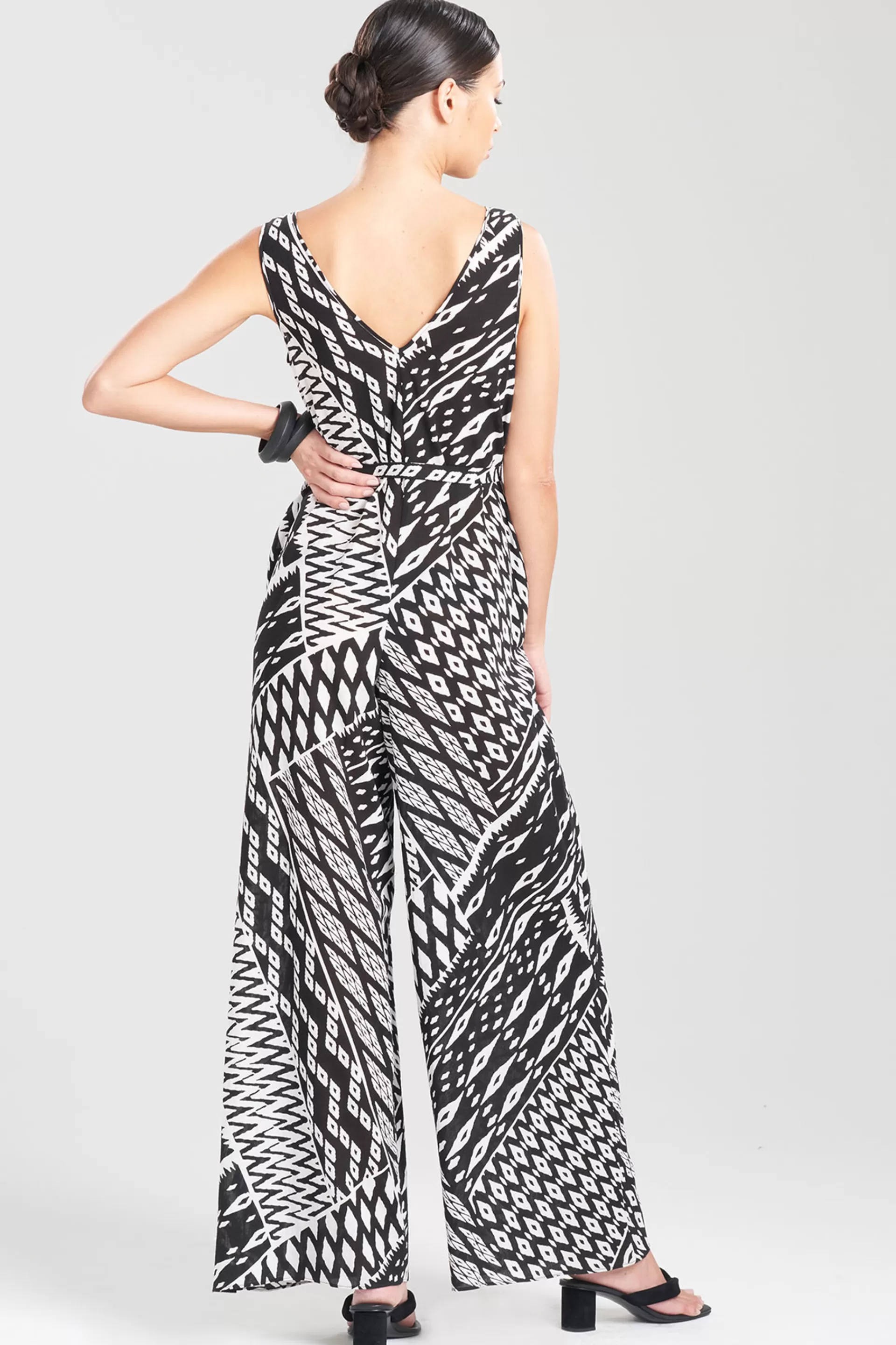 Natori Honeymoon | Jumpsuits<Chibana Getaway Jumpsuit Black White Combo