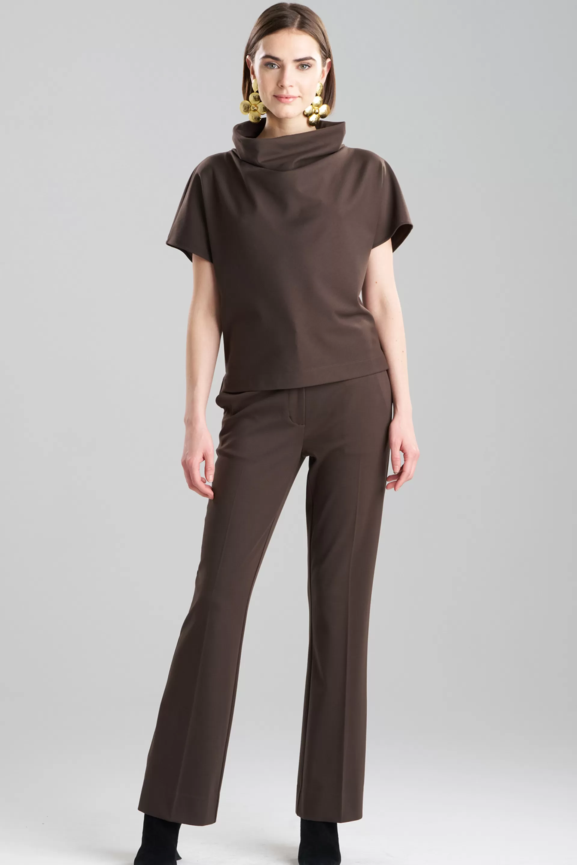 Natori Tops, Shirts & Tunics<Compact Knit Wedge Funnel Top