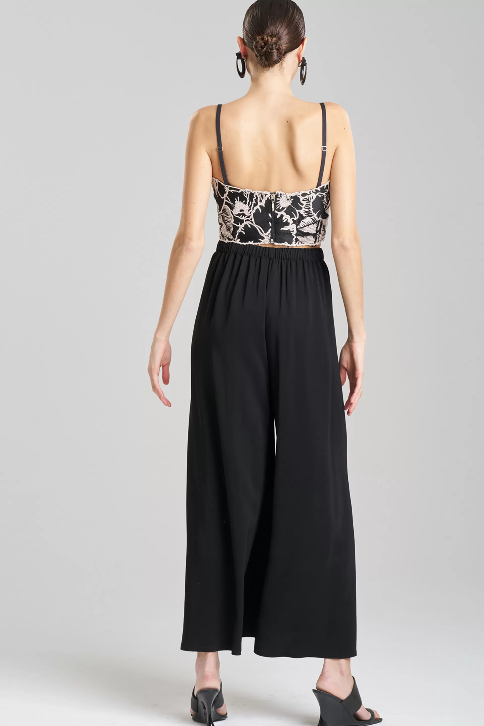 Natori Bustiers & Camis<Cote D'Azur Embroidered Lace Bustier Cream/Black