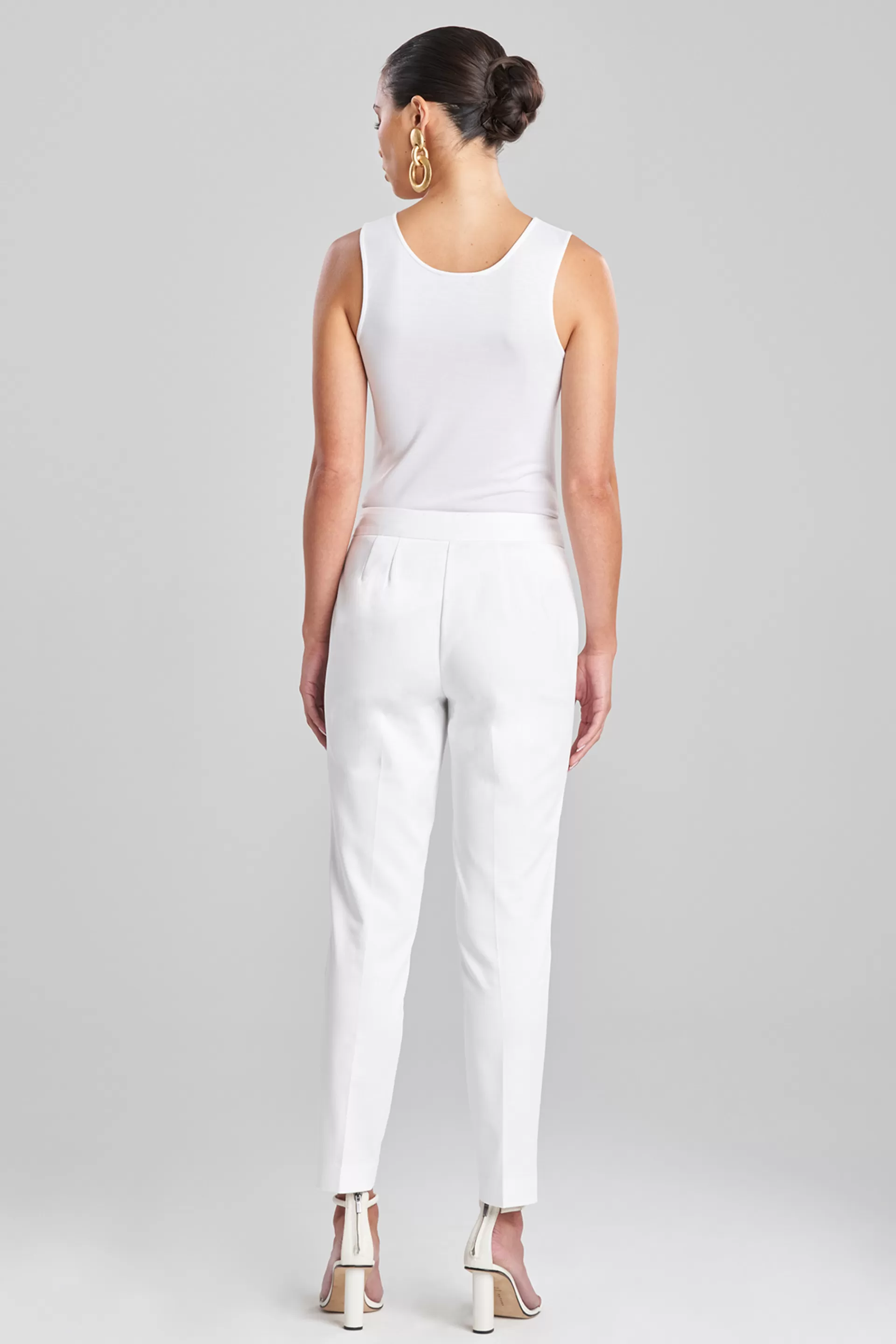 Natori Essentials | Plus Sizes<Cotton Chino Ankle Pants