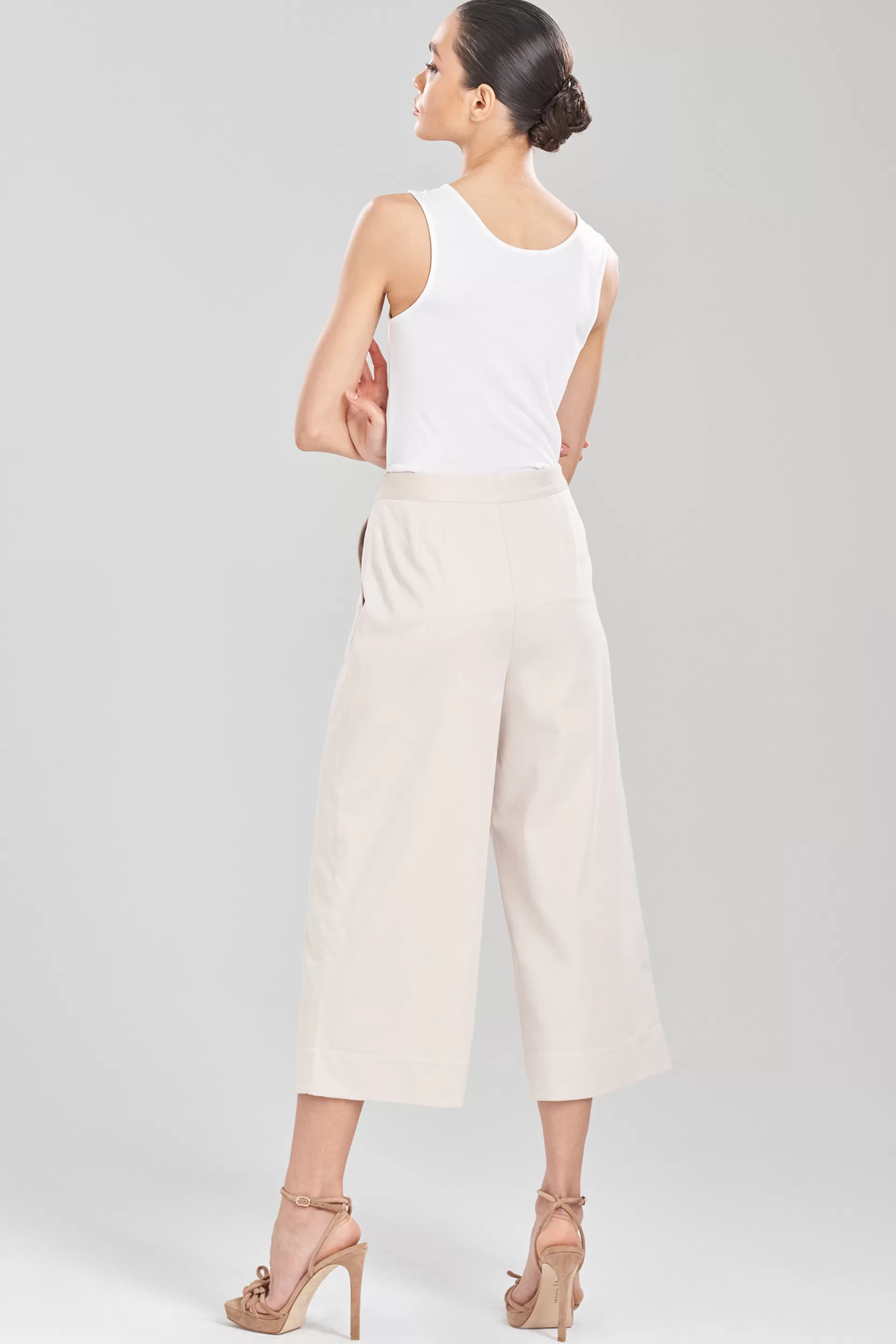 Natori Essentials | Pants, Skirts & Shorts<Cotton Chino Cropped Pants