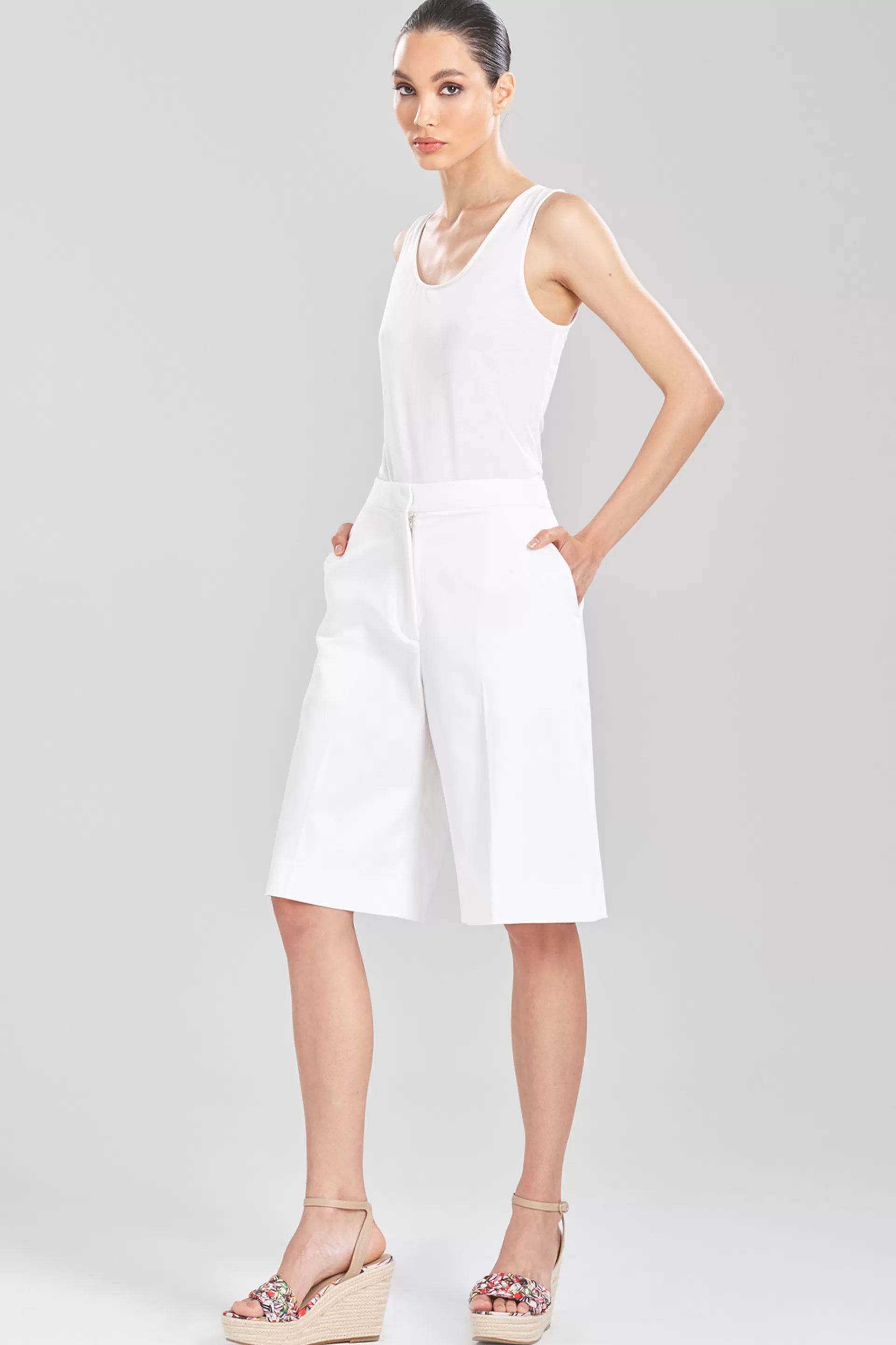 Natori Bridal Shower Outfits | Plus Sizes<Cotton Chino Shorts