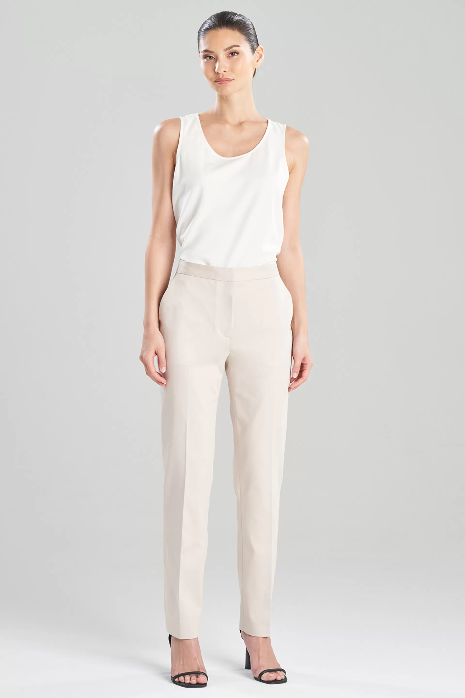 Natori Essentials | Plus Sizes<Cotton Chino Tapered Pants