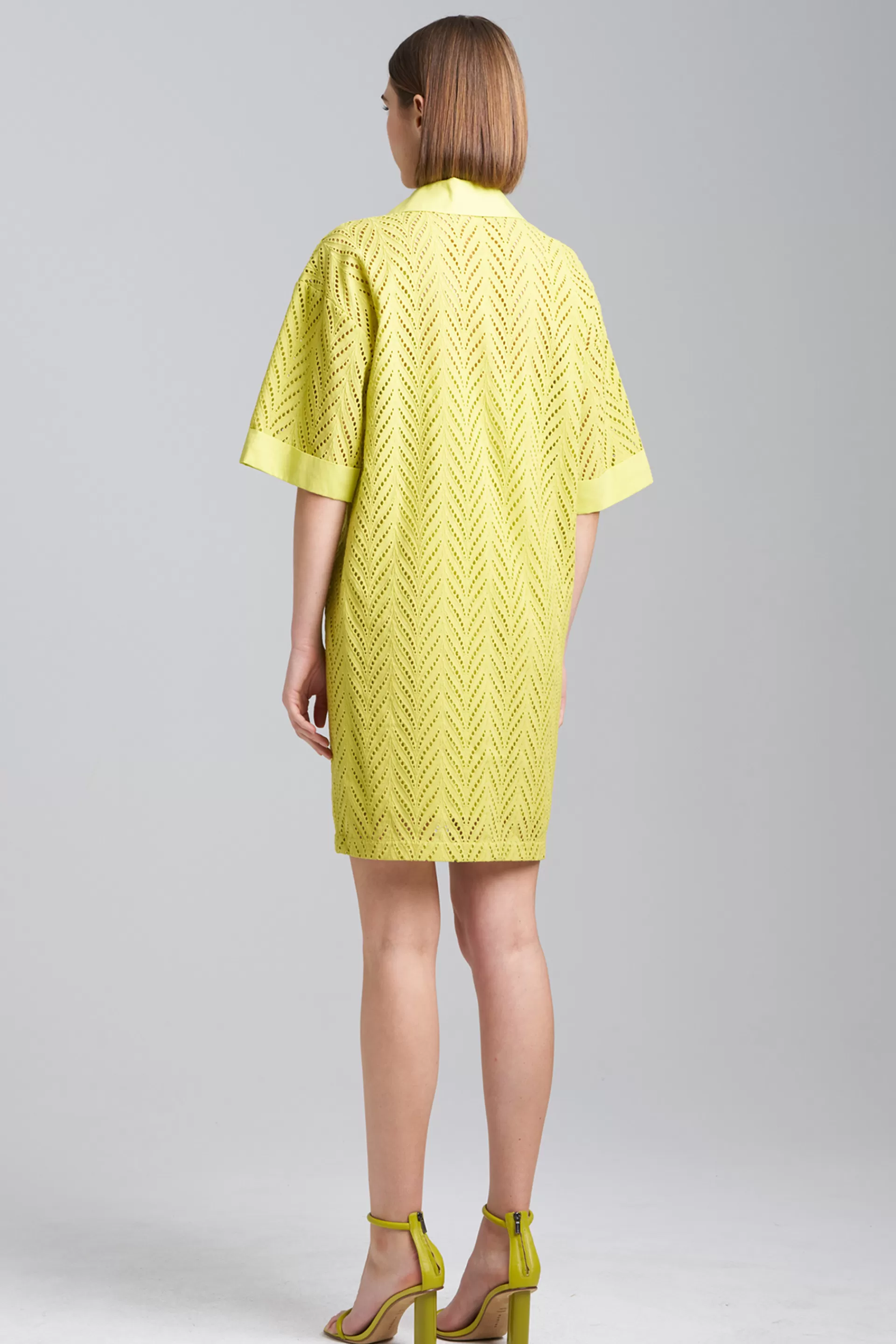 Natori Dresses<Cotton Eyelet Shirtdress