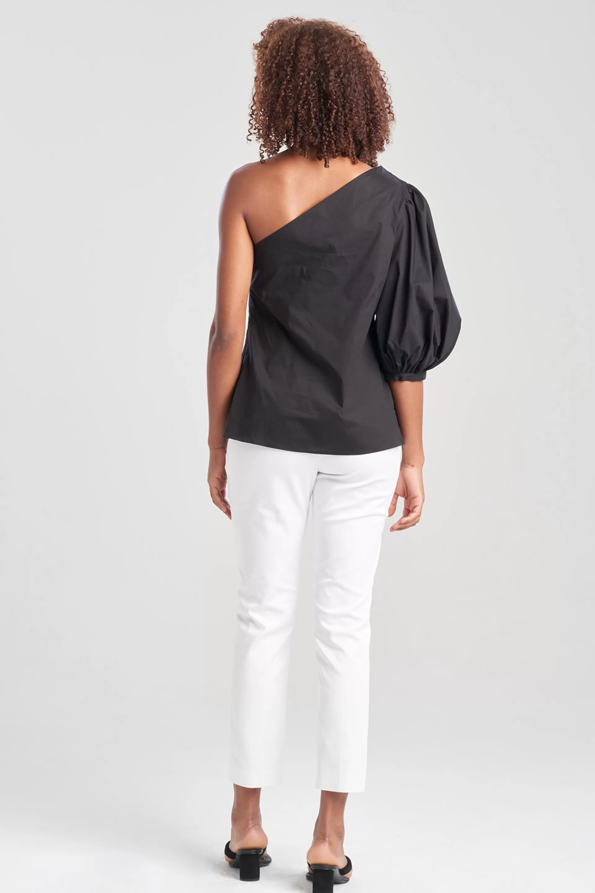 Natori Bridal Shower Outfits | Tops, Shirts & Tunics<Cotton Poplin Balloon One Shoulder Top