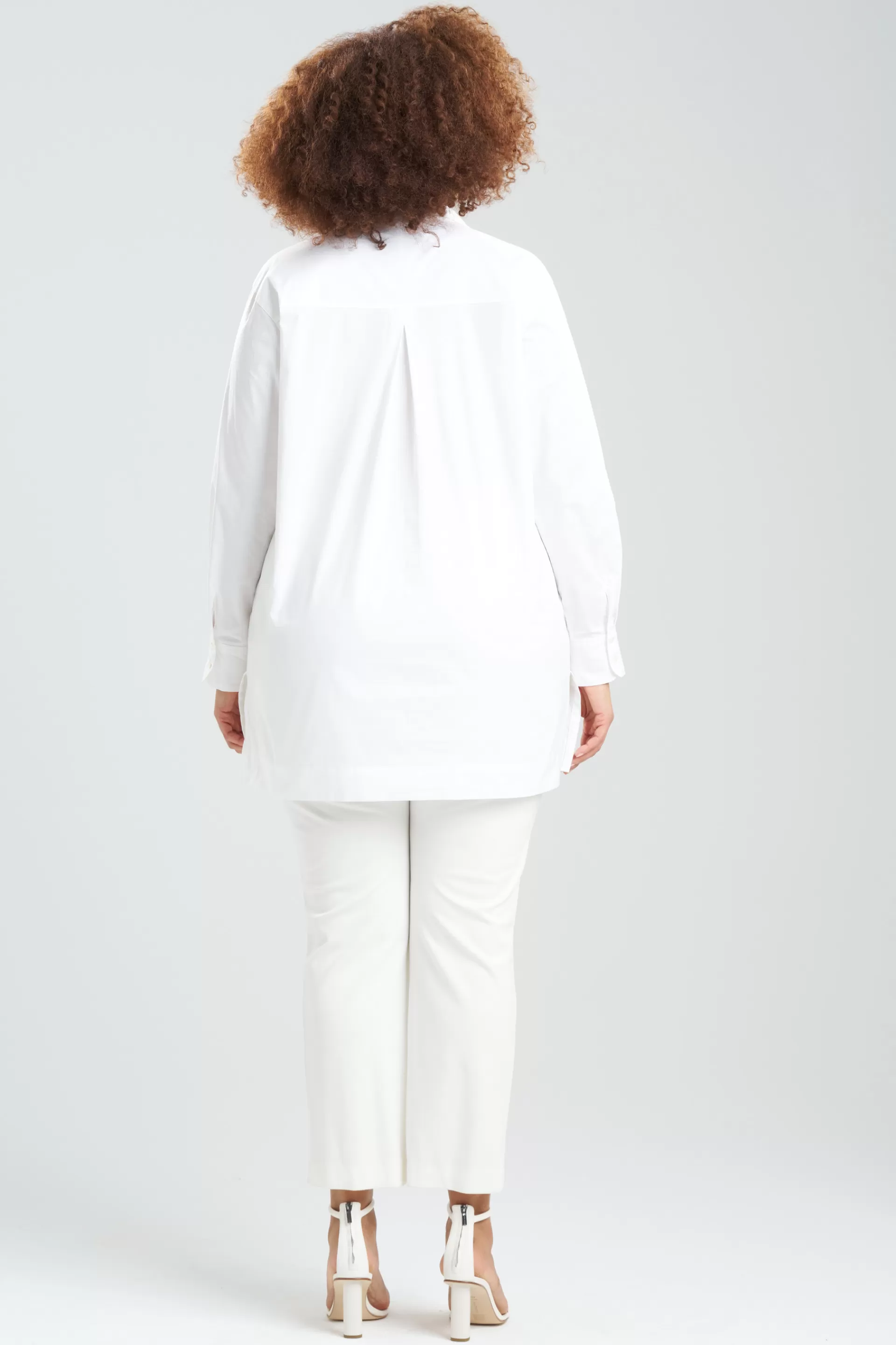 Natori Tops, Shirts & Tunics<Cotton Poplin El Nido Embroidery Oversized Top White