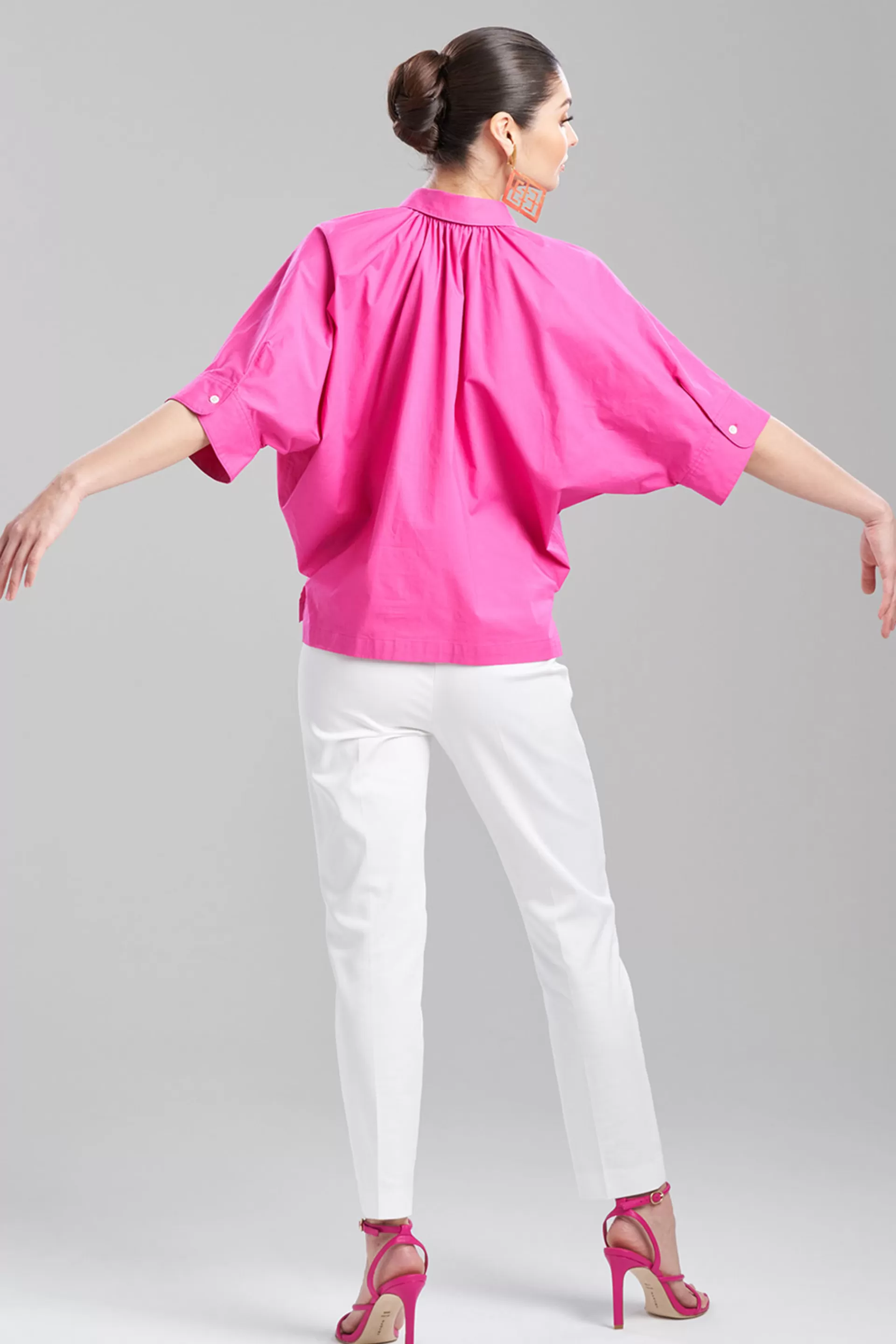 Natori Plus Sizes | Tops, Shirts & Tunics<Cotton Poplin Top