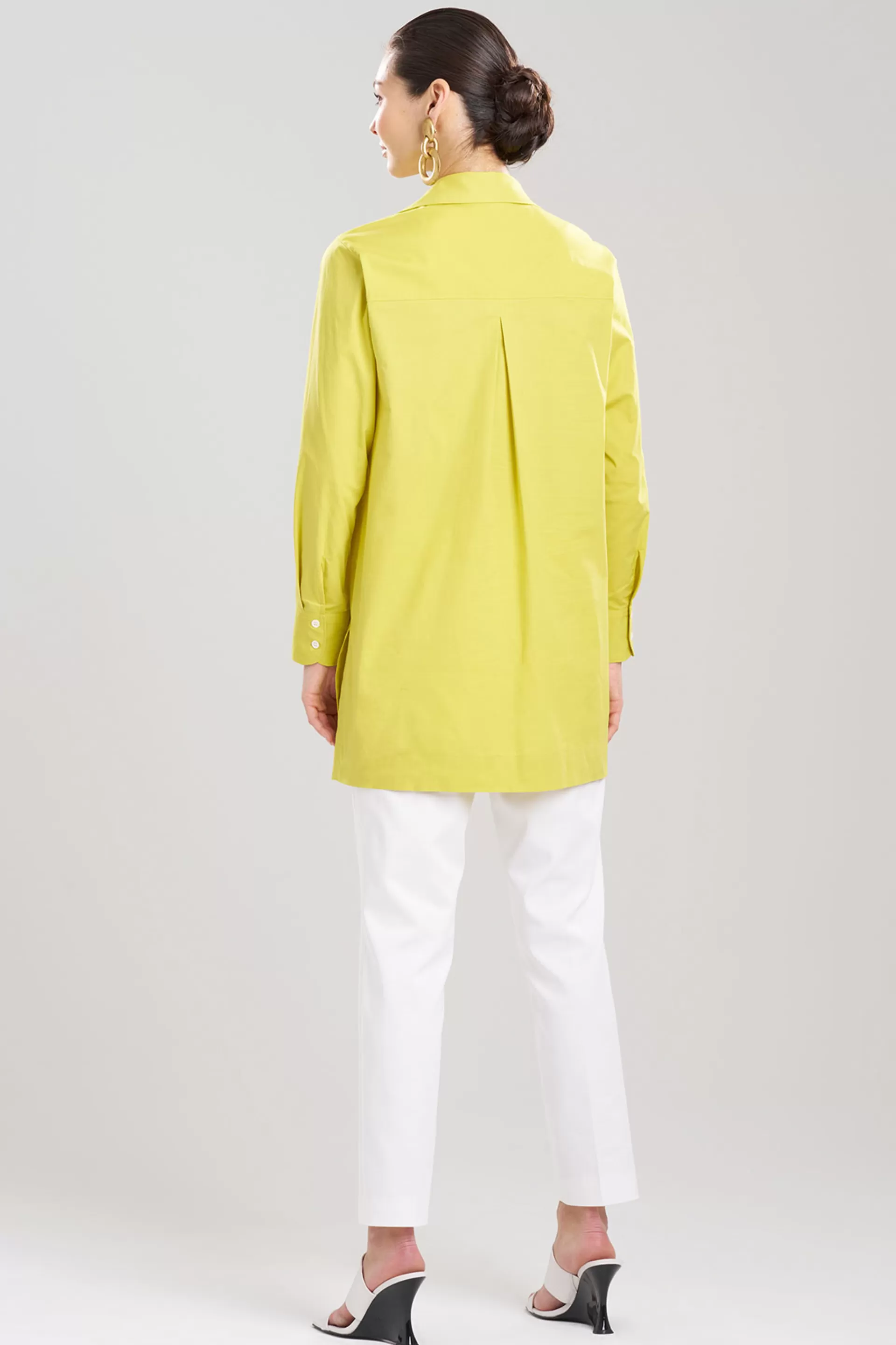 Natori Tops, Shirts & Tunics<Cotton Poplin Tunic Shirt