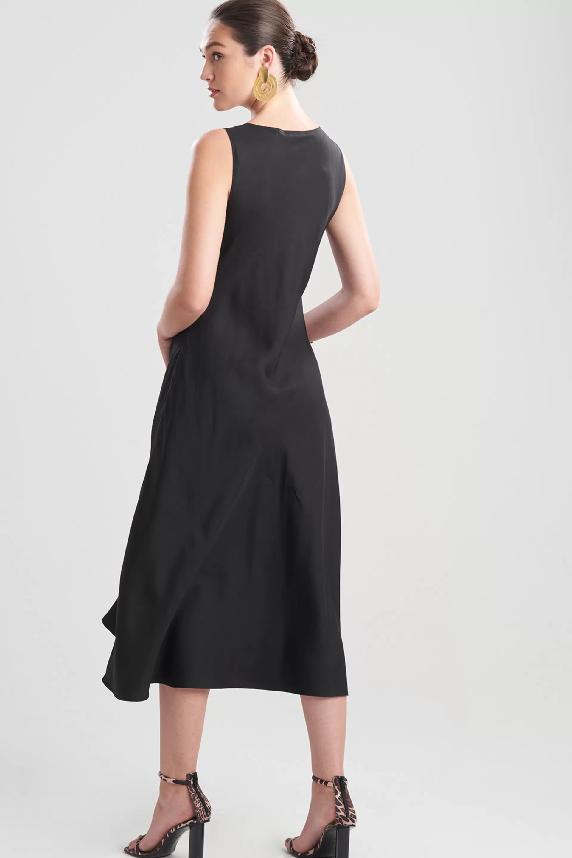 Natori Dresses | Wedding Guest Dresses<Cotton Silk Bias Cowl Dress