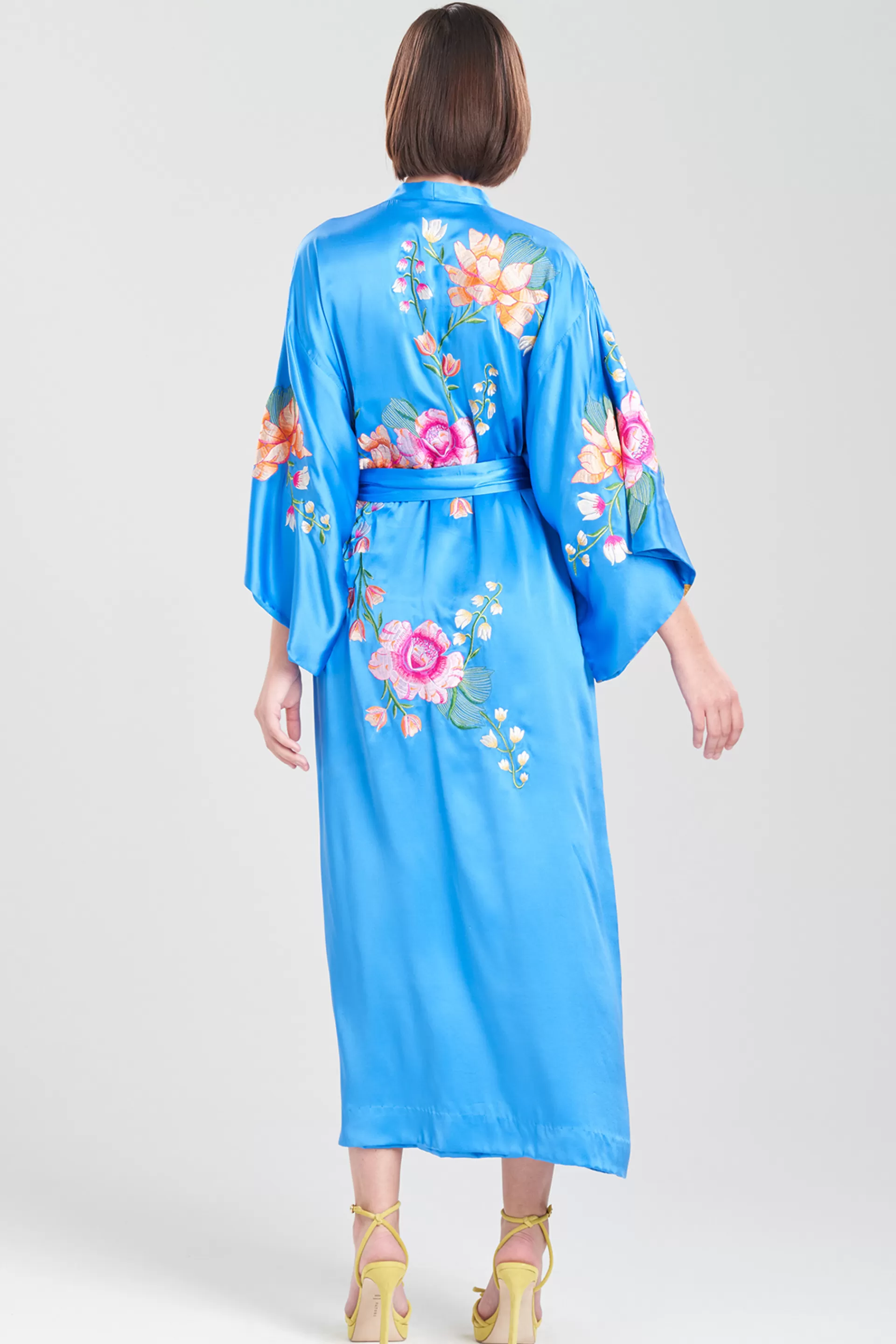 Natori Couture Robes<Couture Hanabi Embroidered Tassel Silk Robe Astor