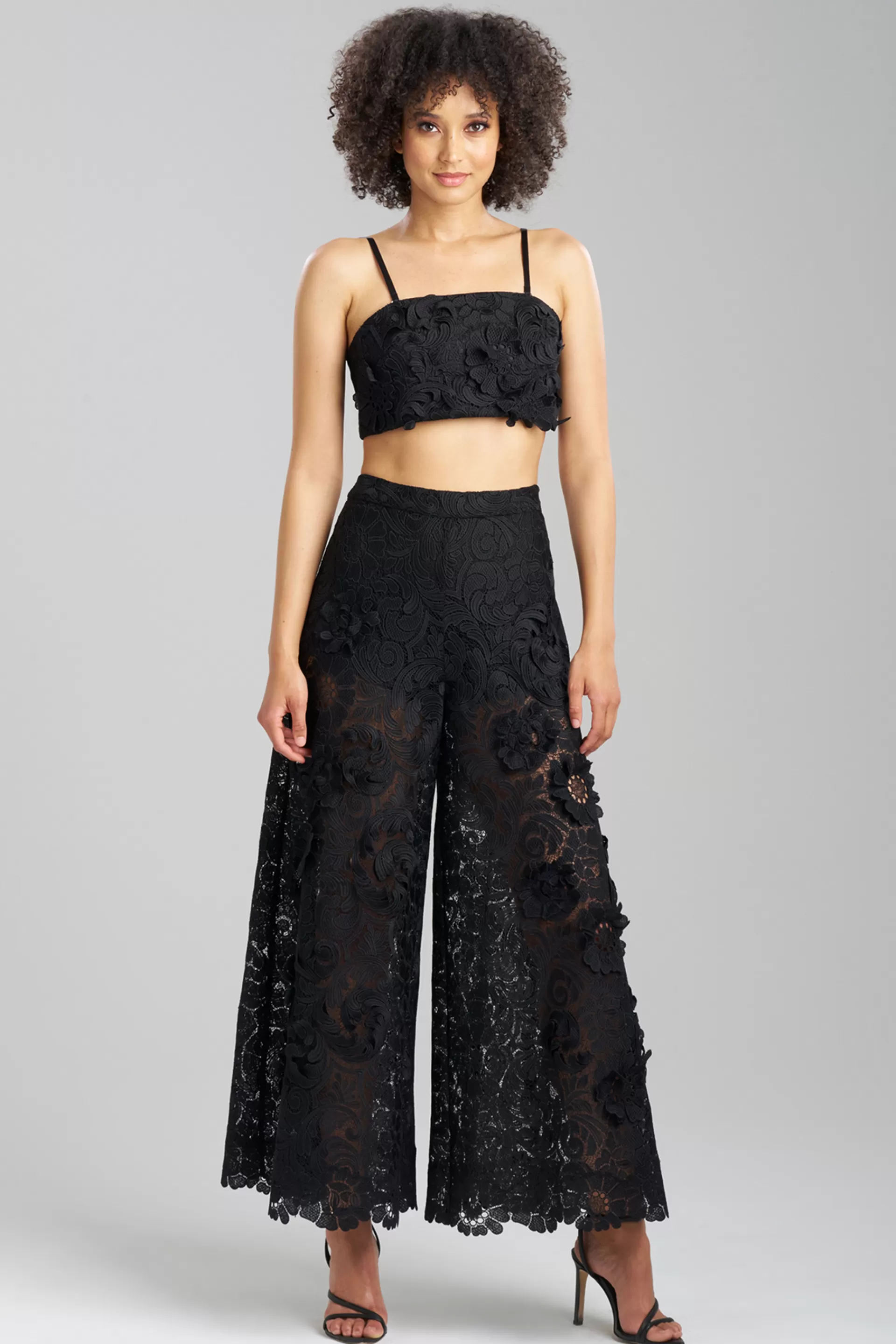 Natori Bustiers & Camis | Couture Tops<Couture Mantilla Lace Bustier Black