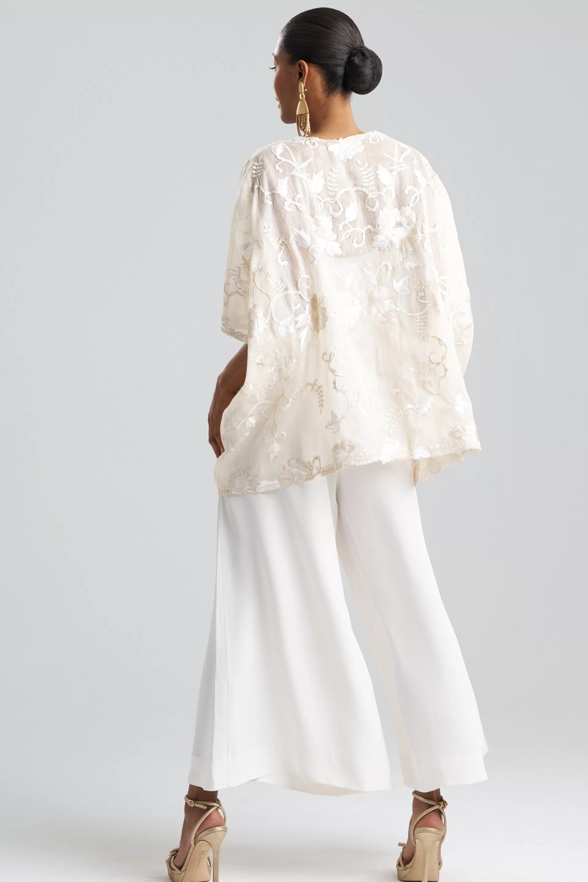 Natori Jackets & Outerwear | Couture Coats<Couture Piña Embroidered Jacket Natural