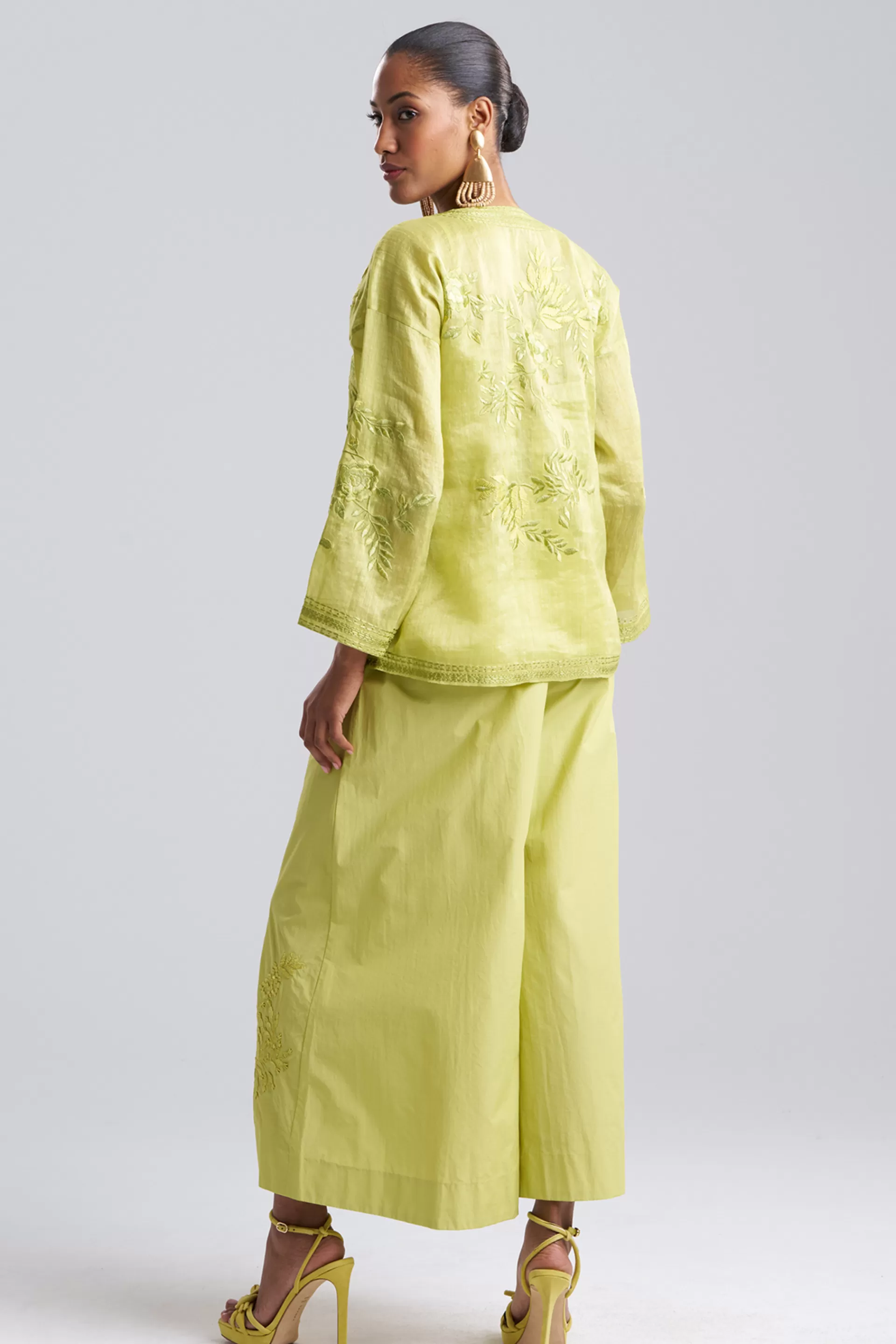 Natori Jackets & Outerwear | Couture Coats<Couture Piña Embroidered Mandarin Jacket