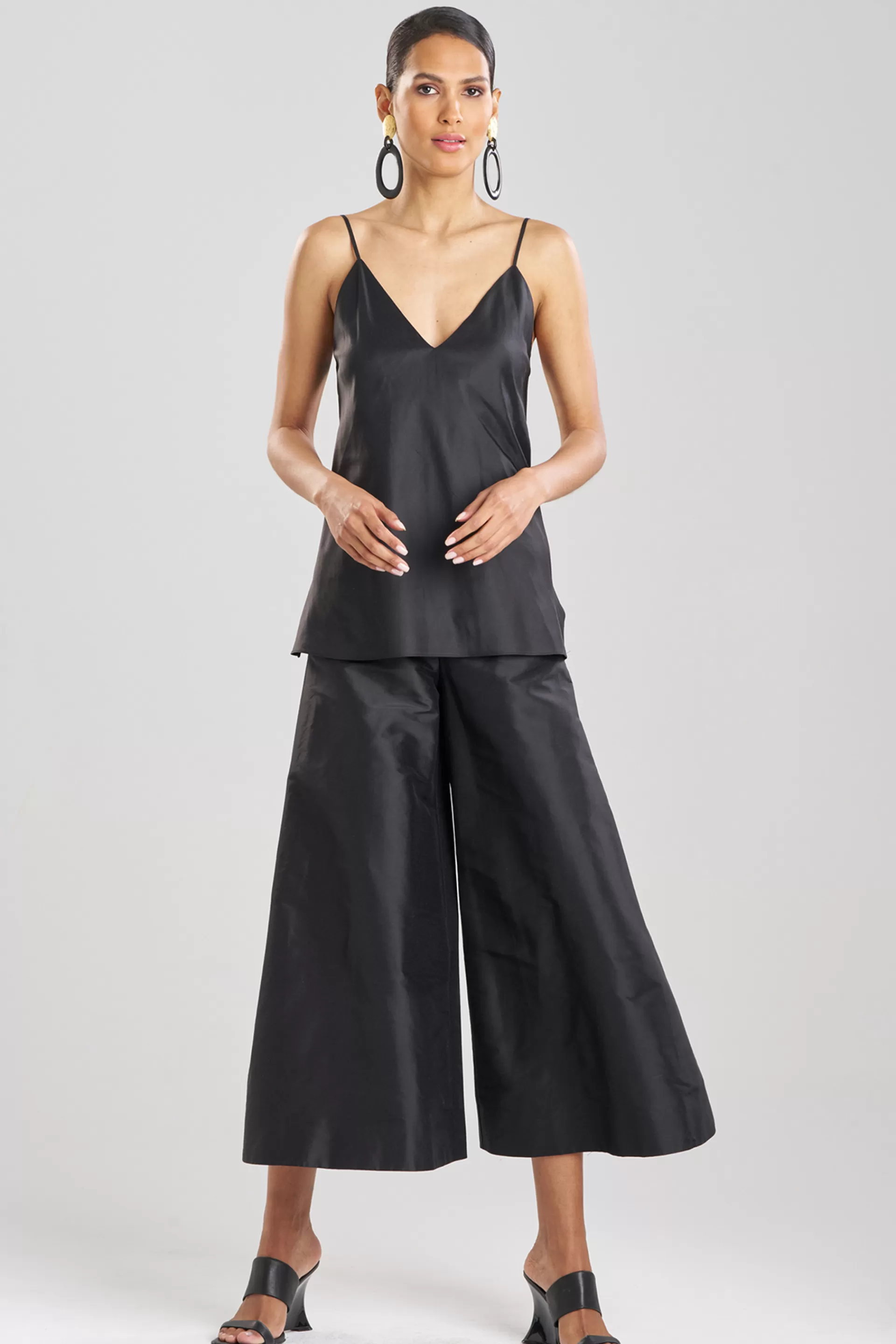 Natori Bustiers & Camis | Couture Tops<Couture Silk Dupioni Cami Black