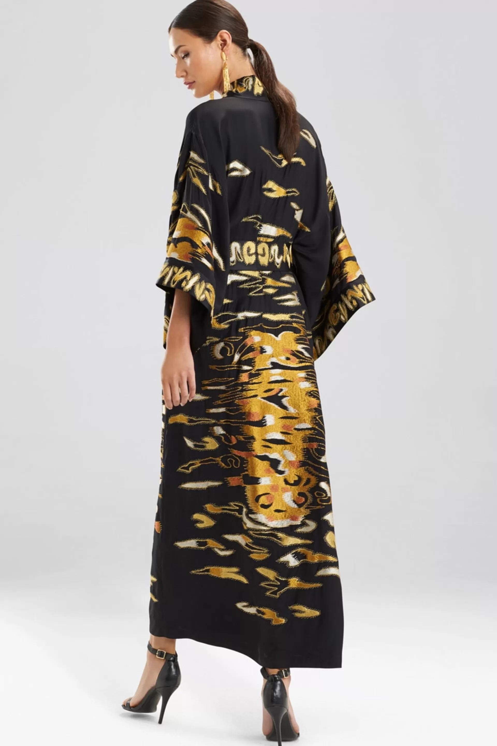 Natori Couture Robes<Couture Tiger Stripe Robe Black