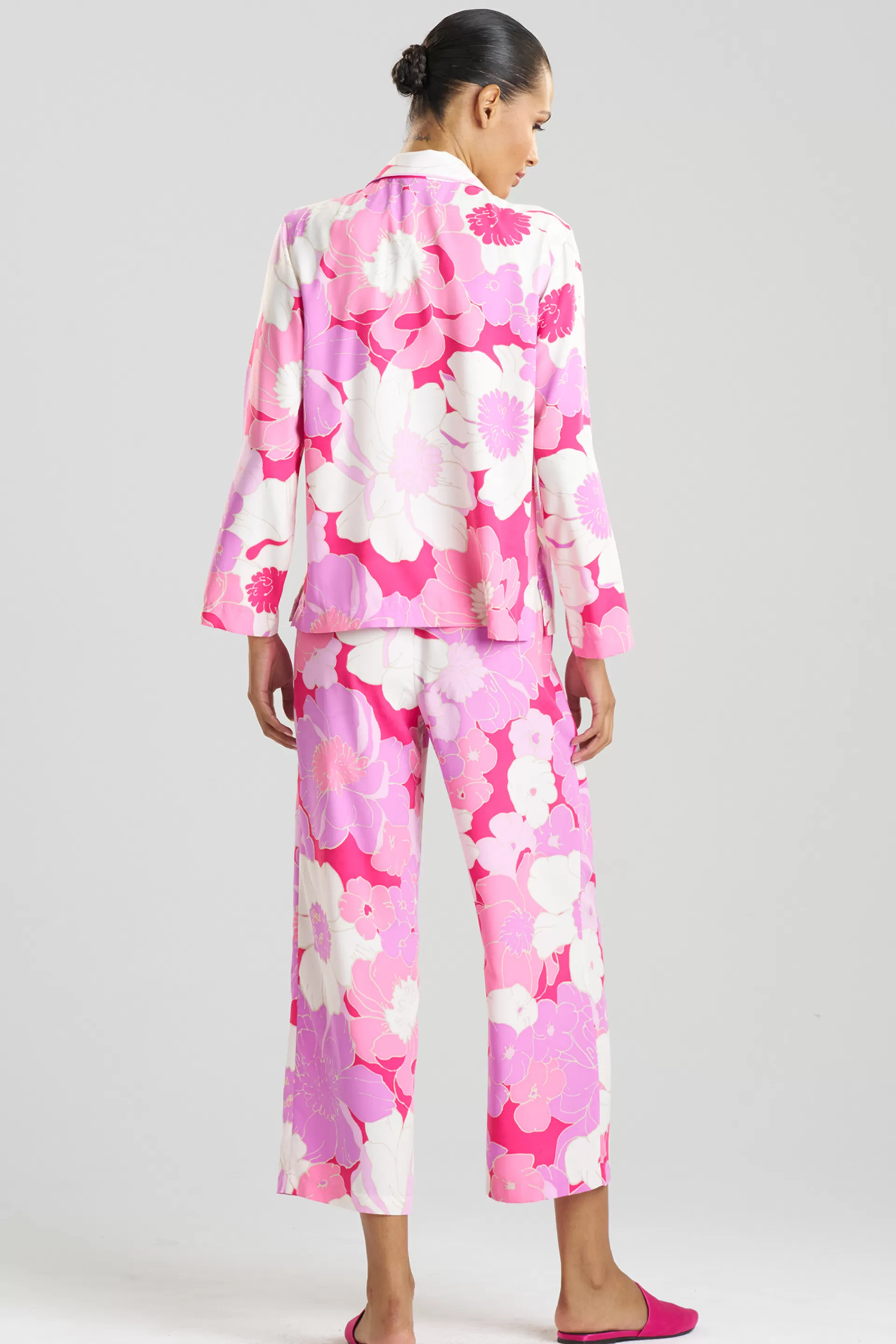 Natori Plus Sizes | Pajama Sets<Croisette Notch PJ Pink Orchid