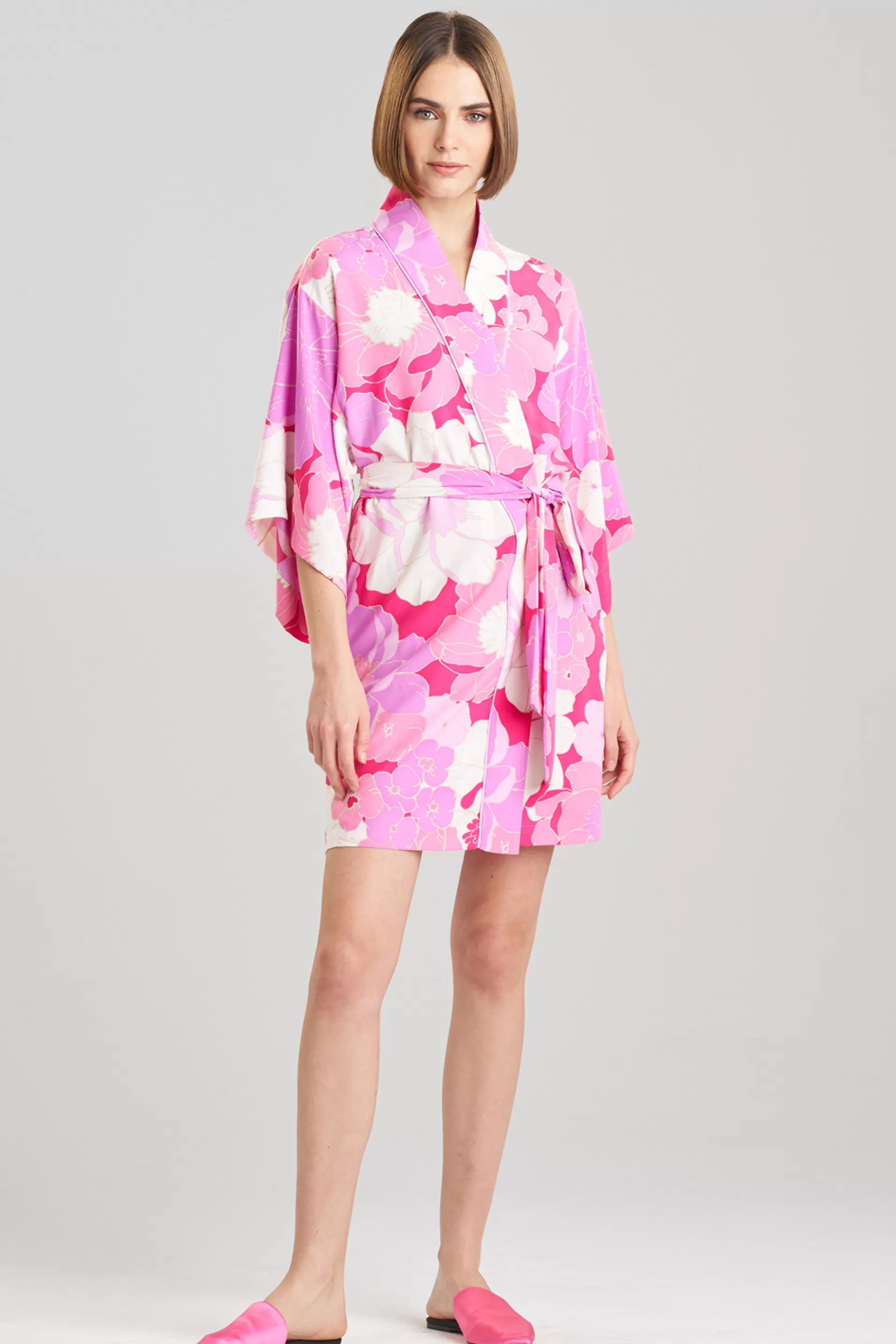 Natori Robes & Kimonos<Croisette Wrap Pink Orchid