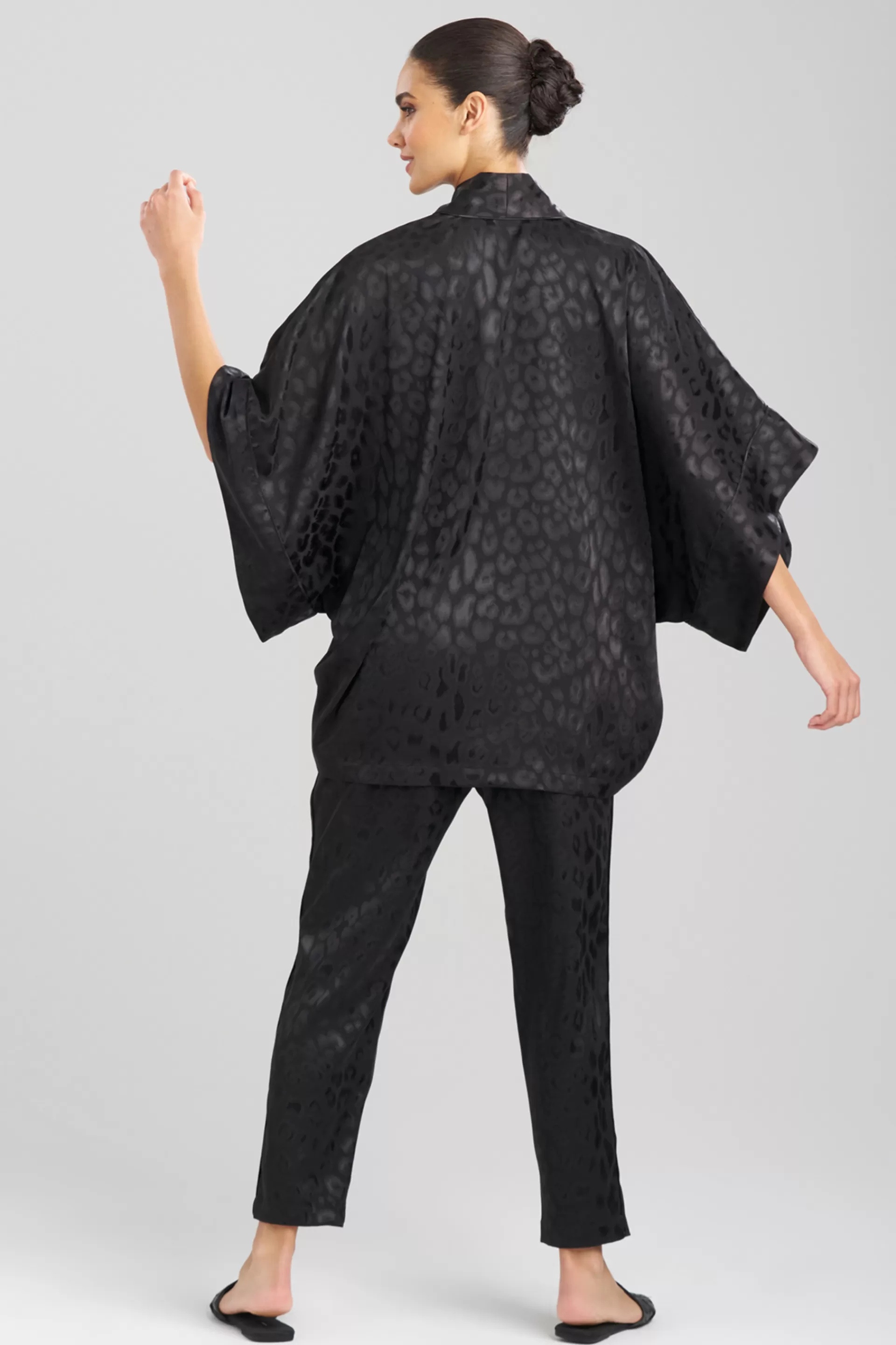 Natori Robes & Kimonos<Decadence Belted Wrap Black