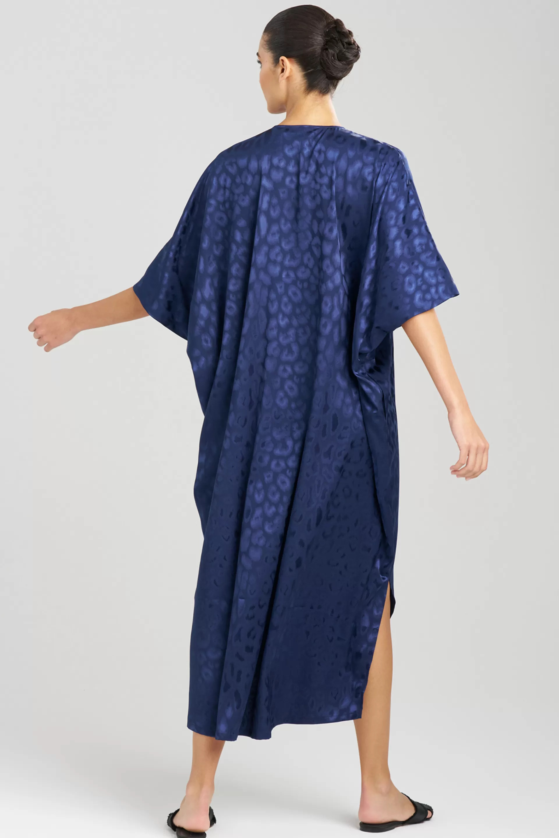 Natori Caftans | Plus Sizes<Decadence Zip Caftan Midnight Navy