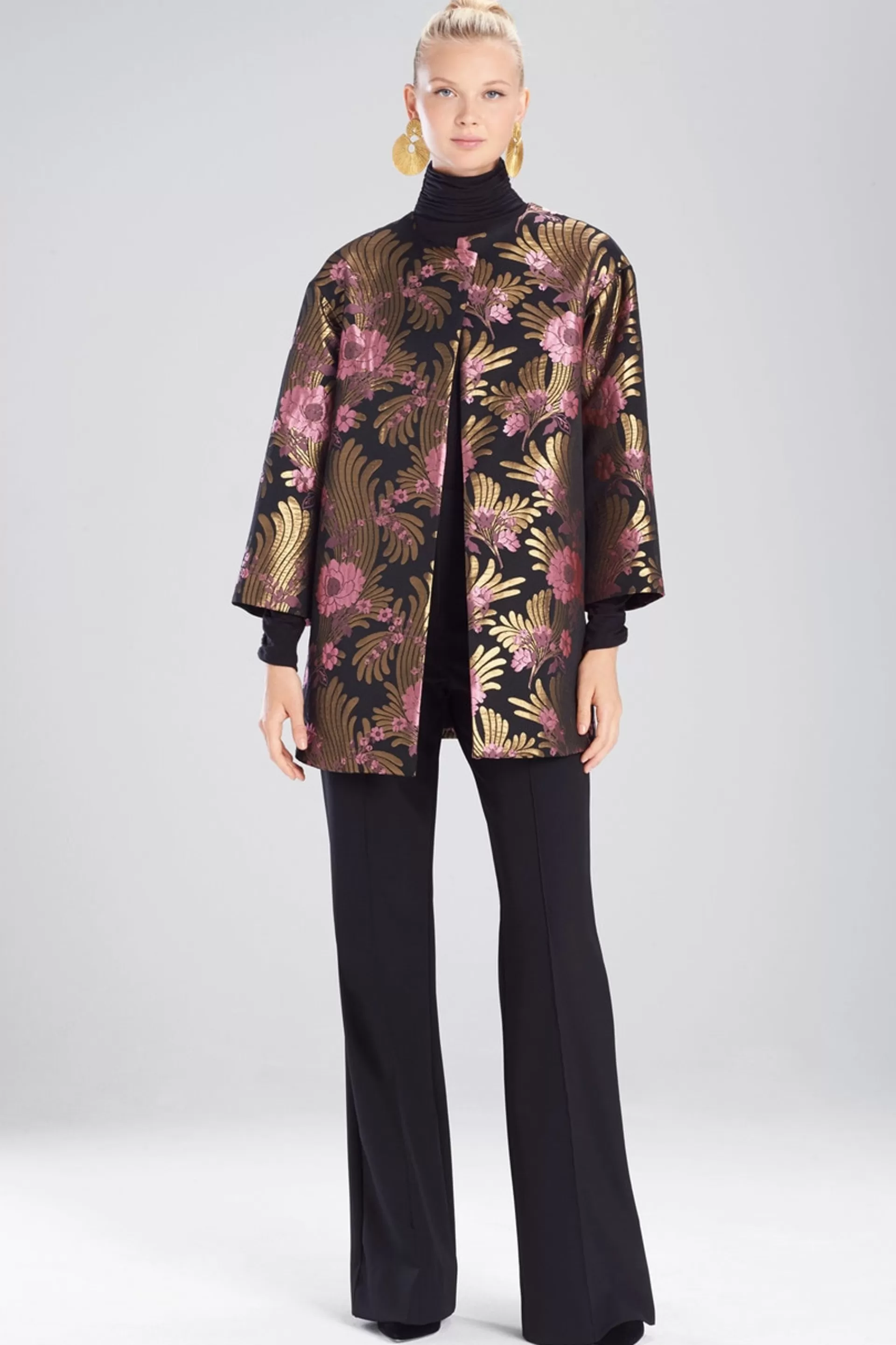 Natori Tops, Shirts & Tunics<Deco Jacquard Topper Black