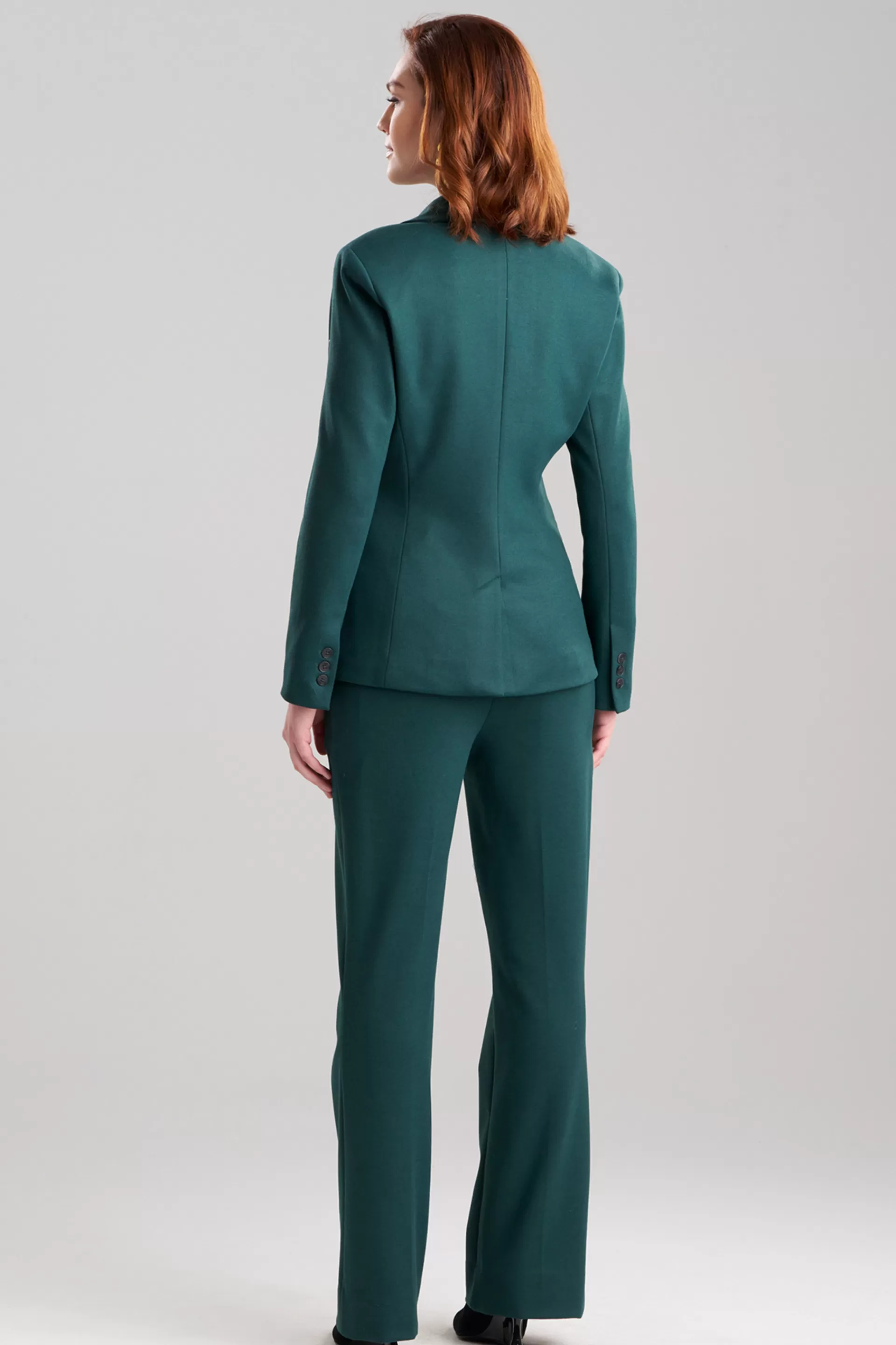 Natori Jackets & Outerwear<Double Jersey Two Button Lapel Blazer Bottle Green