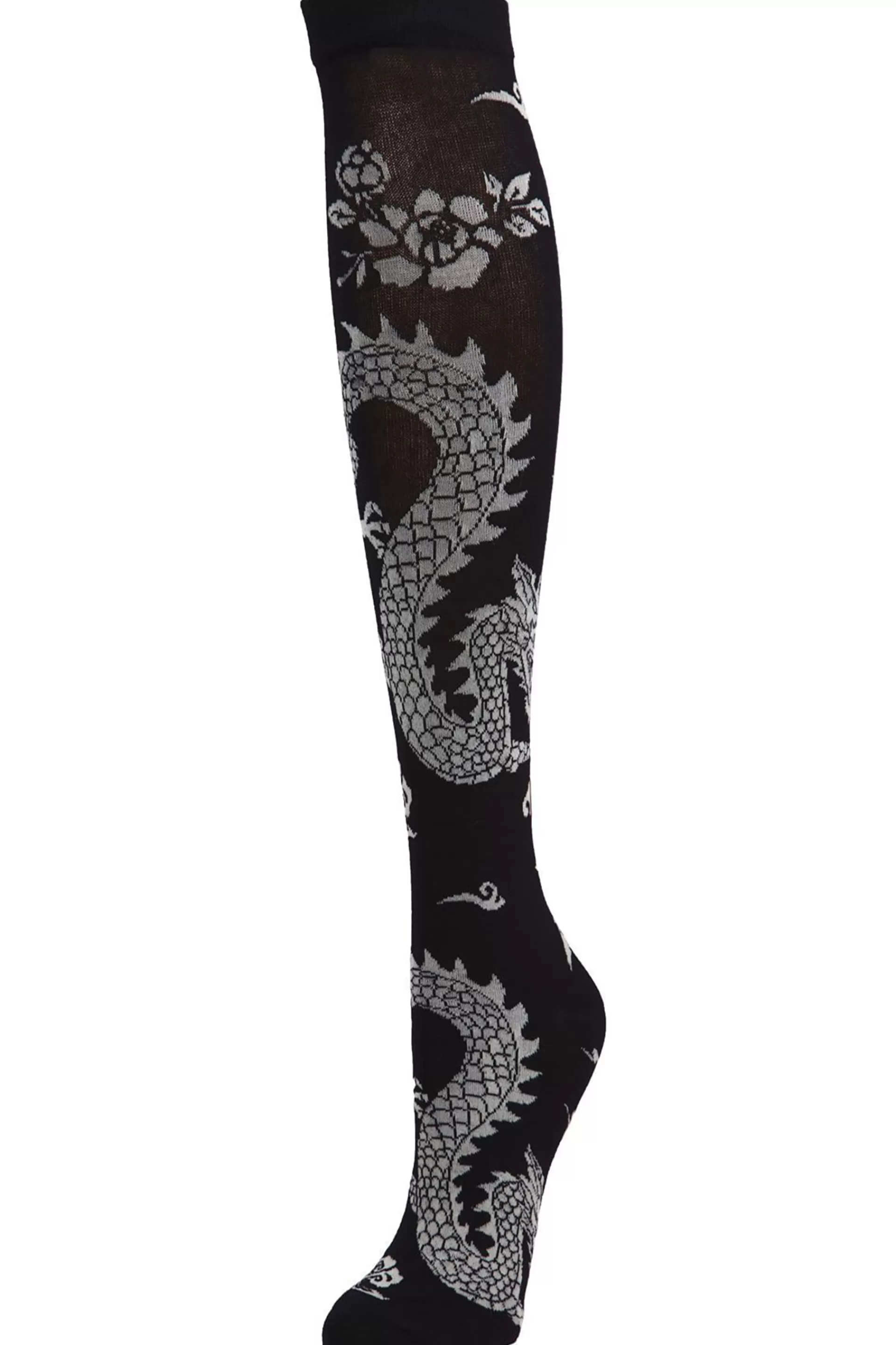 Natori Socks<Dragon Knee High Socks