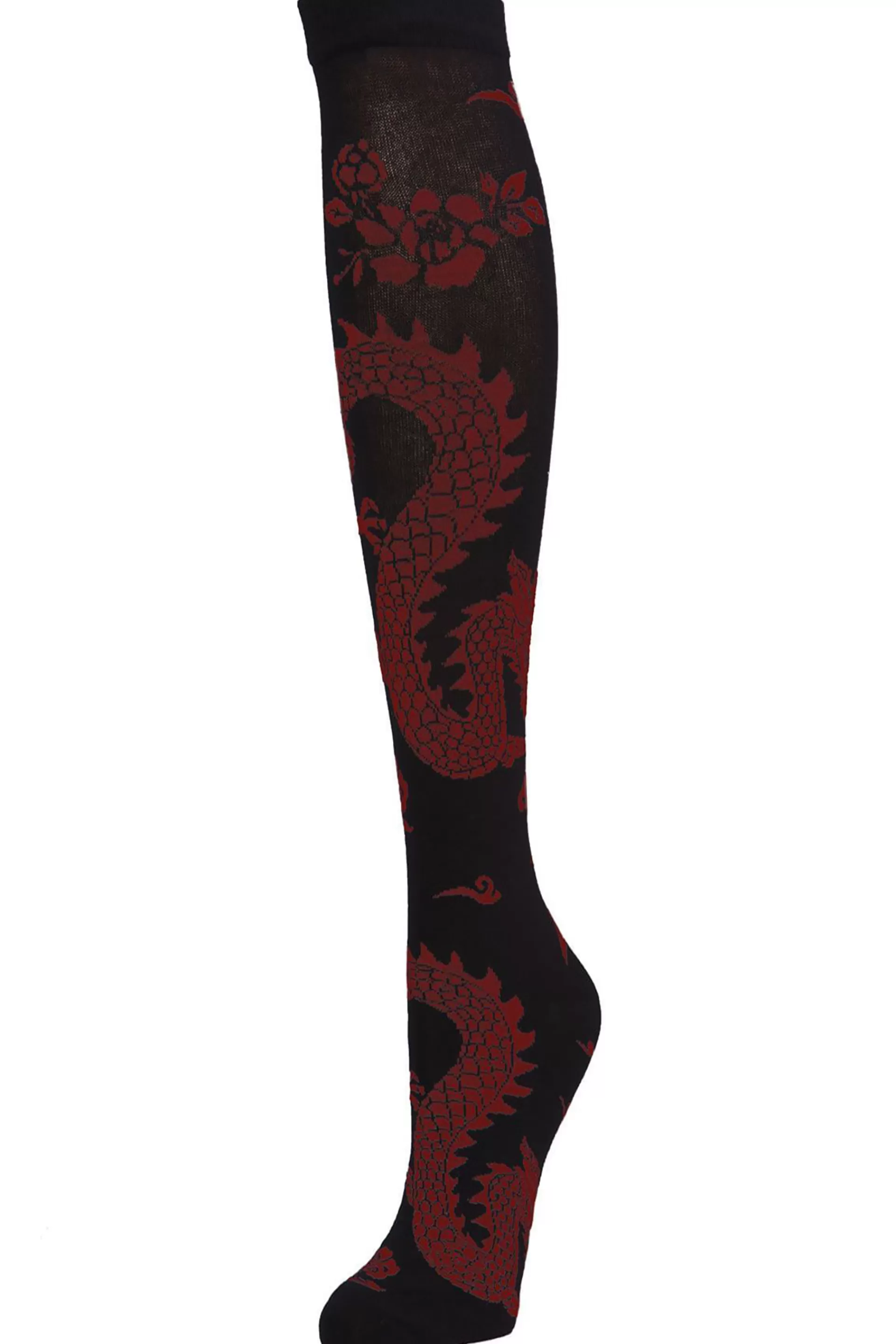 Natori Socks<Dragon Knee High Socks