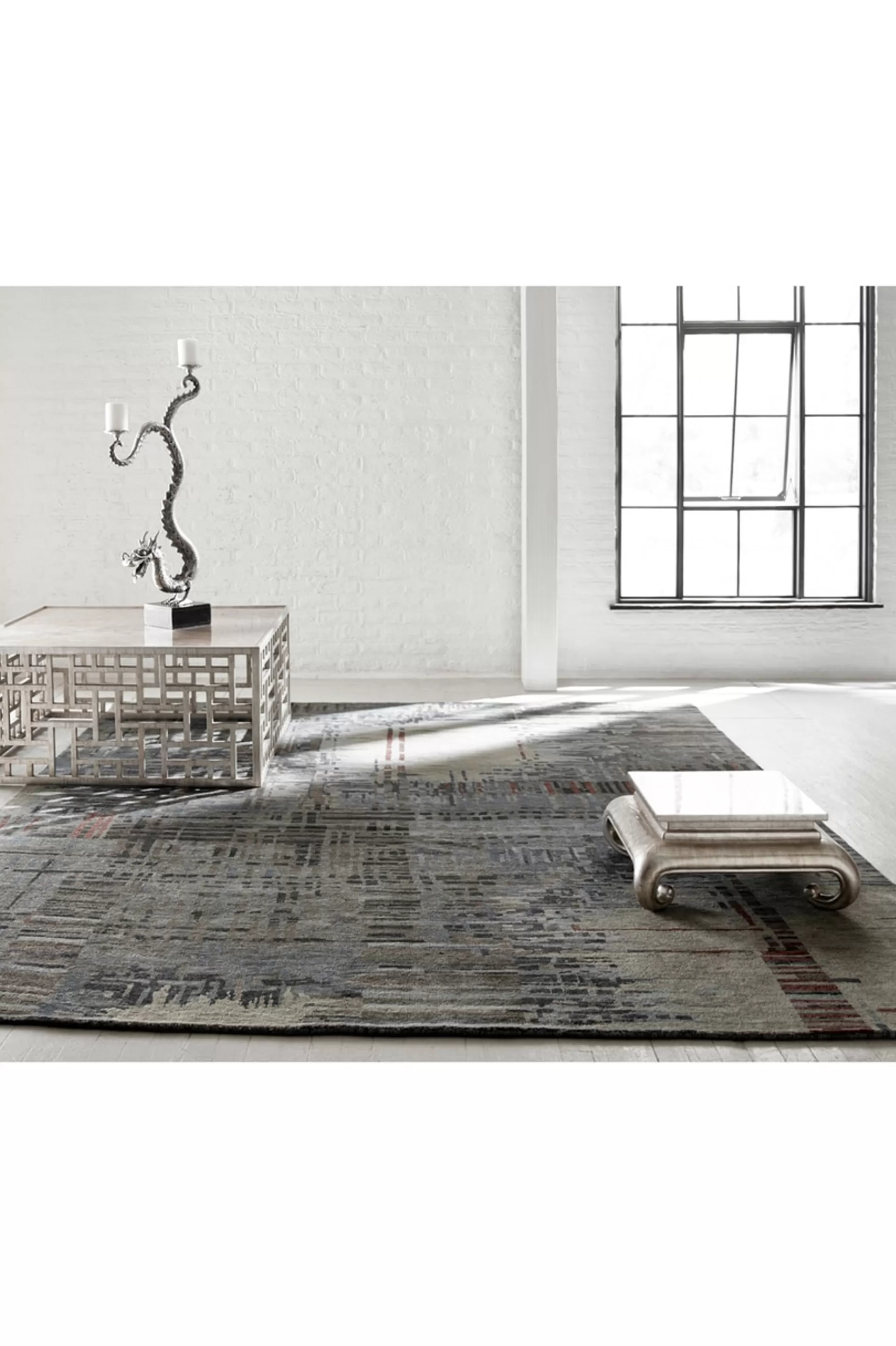 Natori Rugs<Dynasty- Abstract Plaid Rug O/C