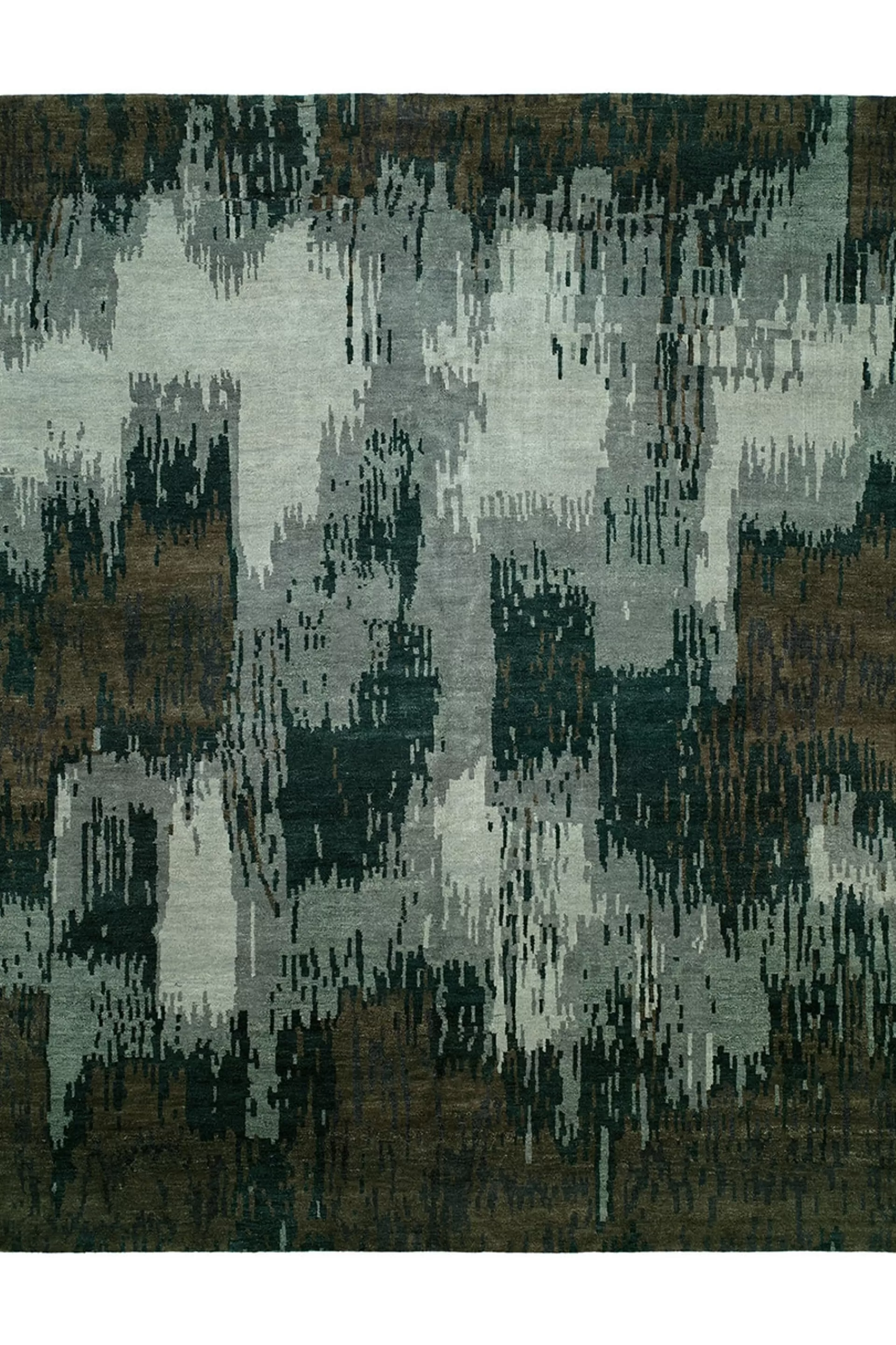 Natori Rugs<Dynasty- Brushstroke Gray Tones Rug O/C